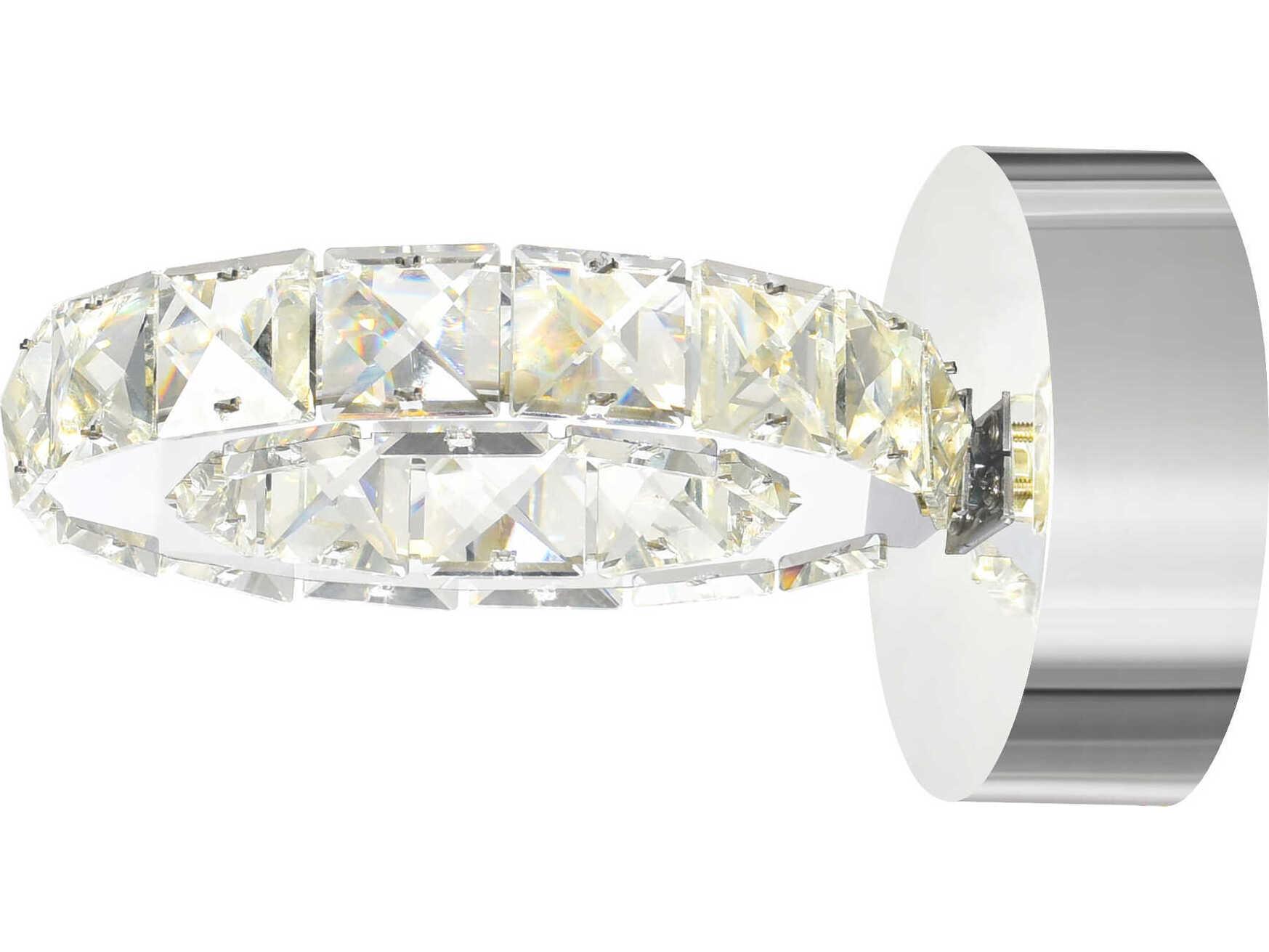 CWI Lighting Ring Stainless Steel Wall Sconce