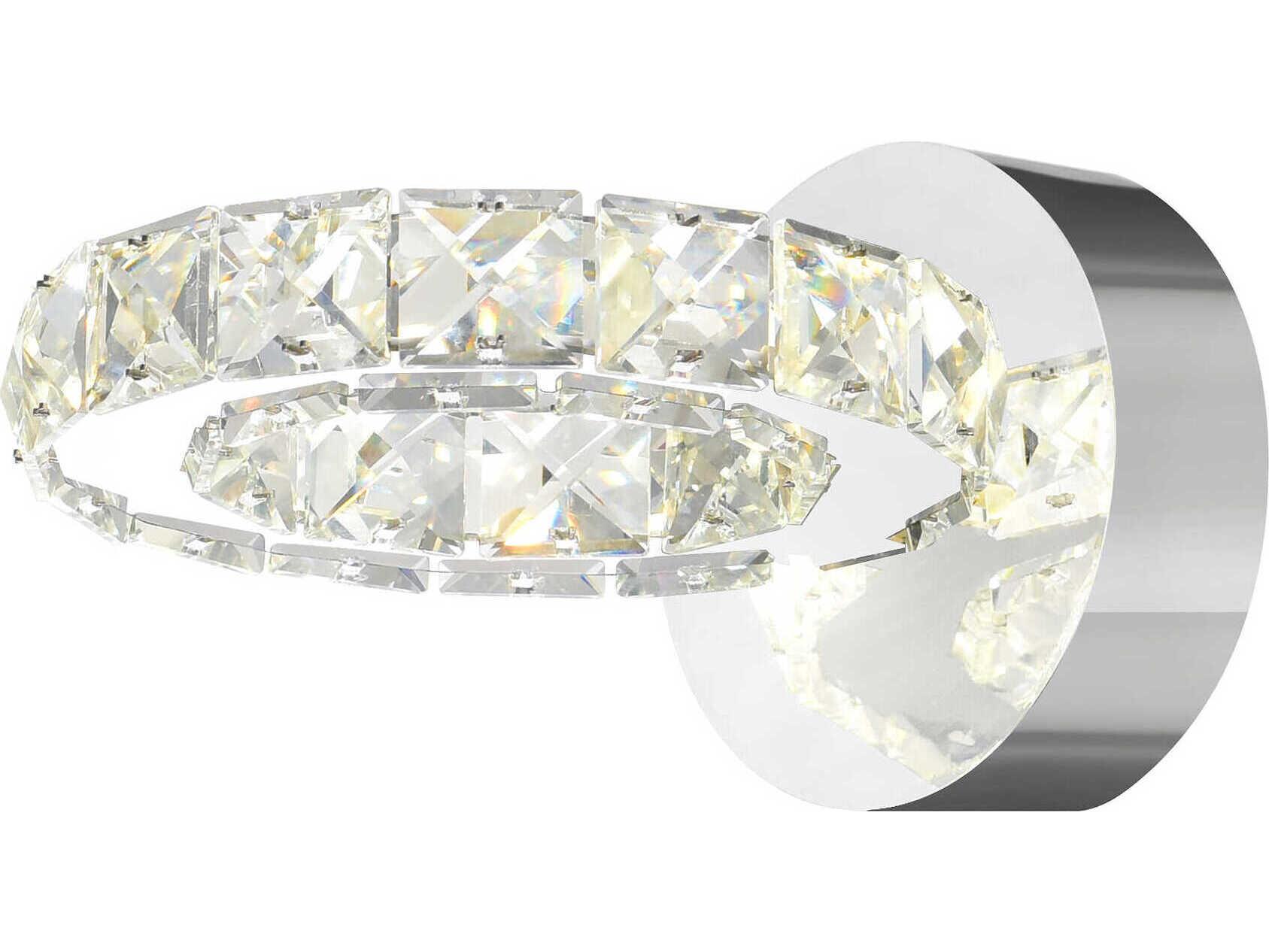 CWI Lighting Ring Stainless Steel Wall Sconce