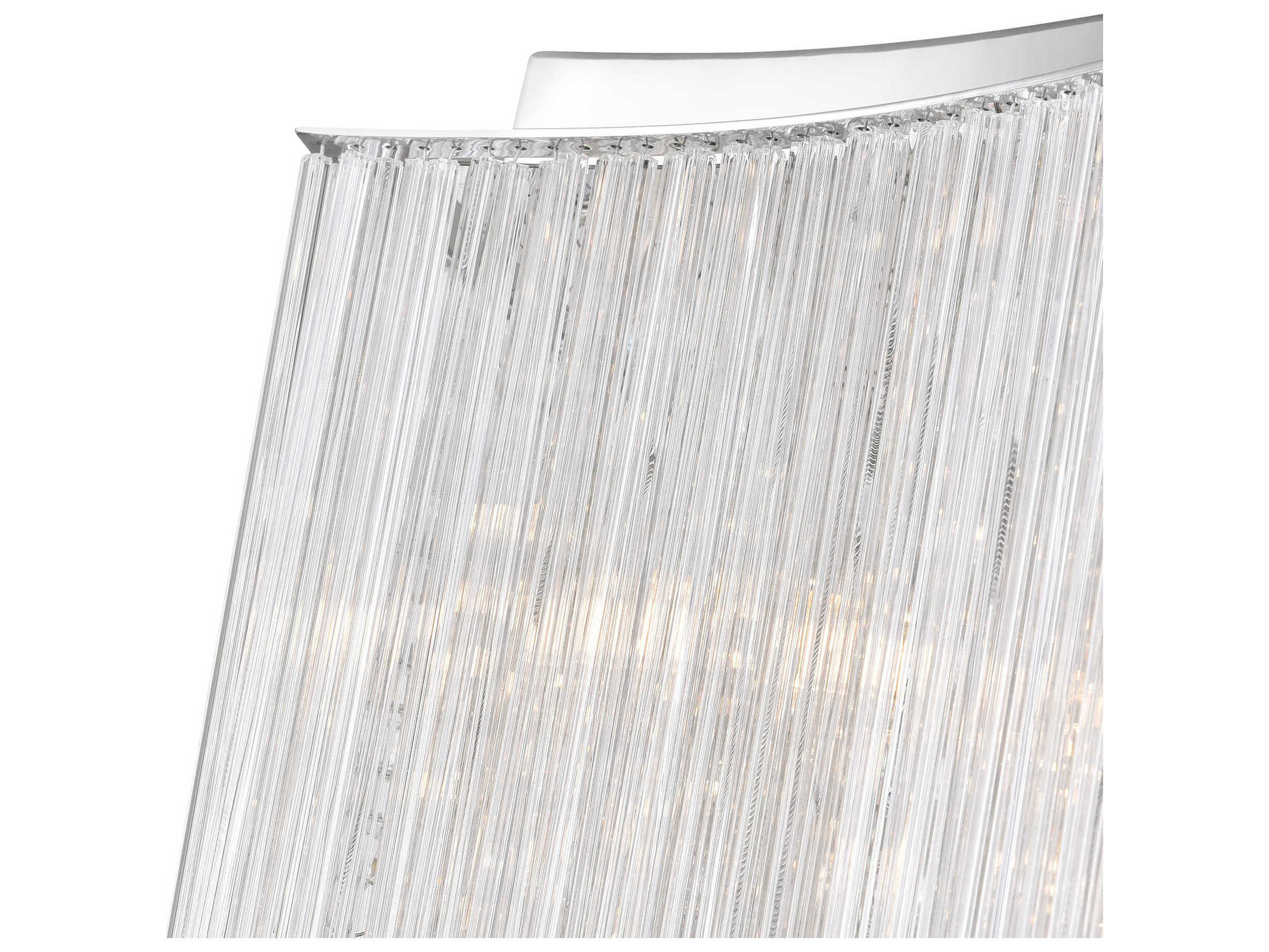 CWI Lighting Elsa 10-Light Chrome Pendant