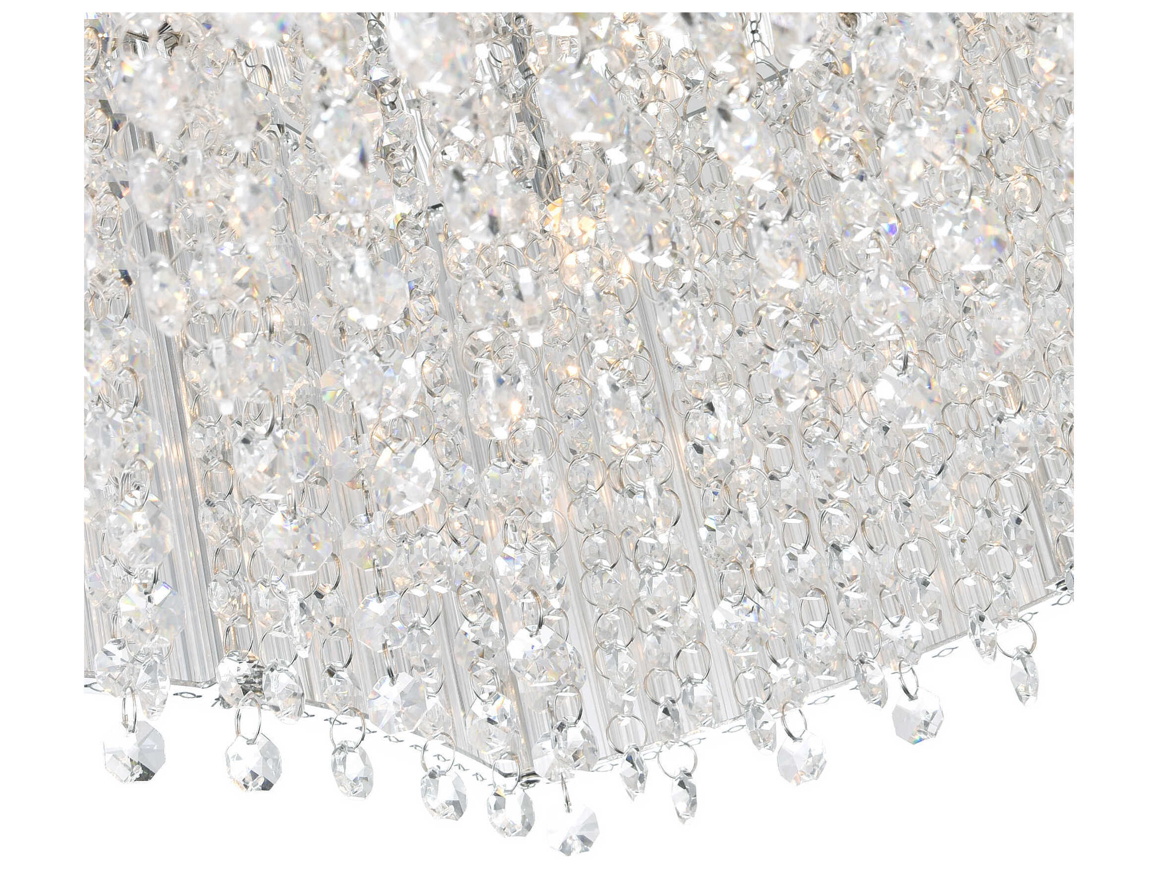 CWI Lighting Elsa 10-Light Chrome Pendant