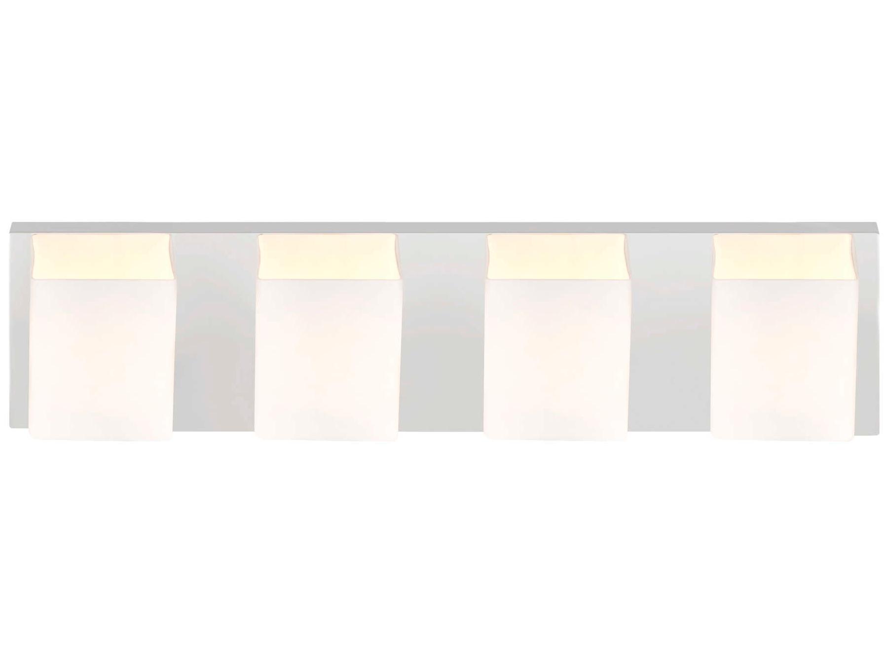 CWI Lighting Cristini 4-Light Satin Nickel Vanity Light