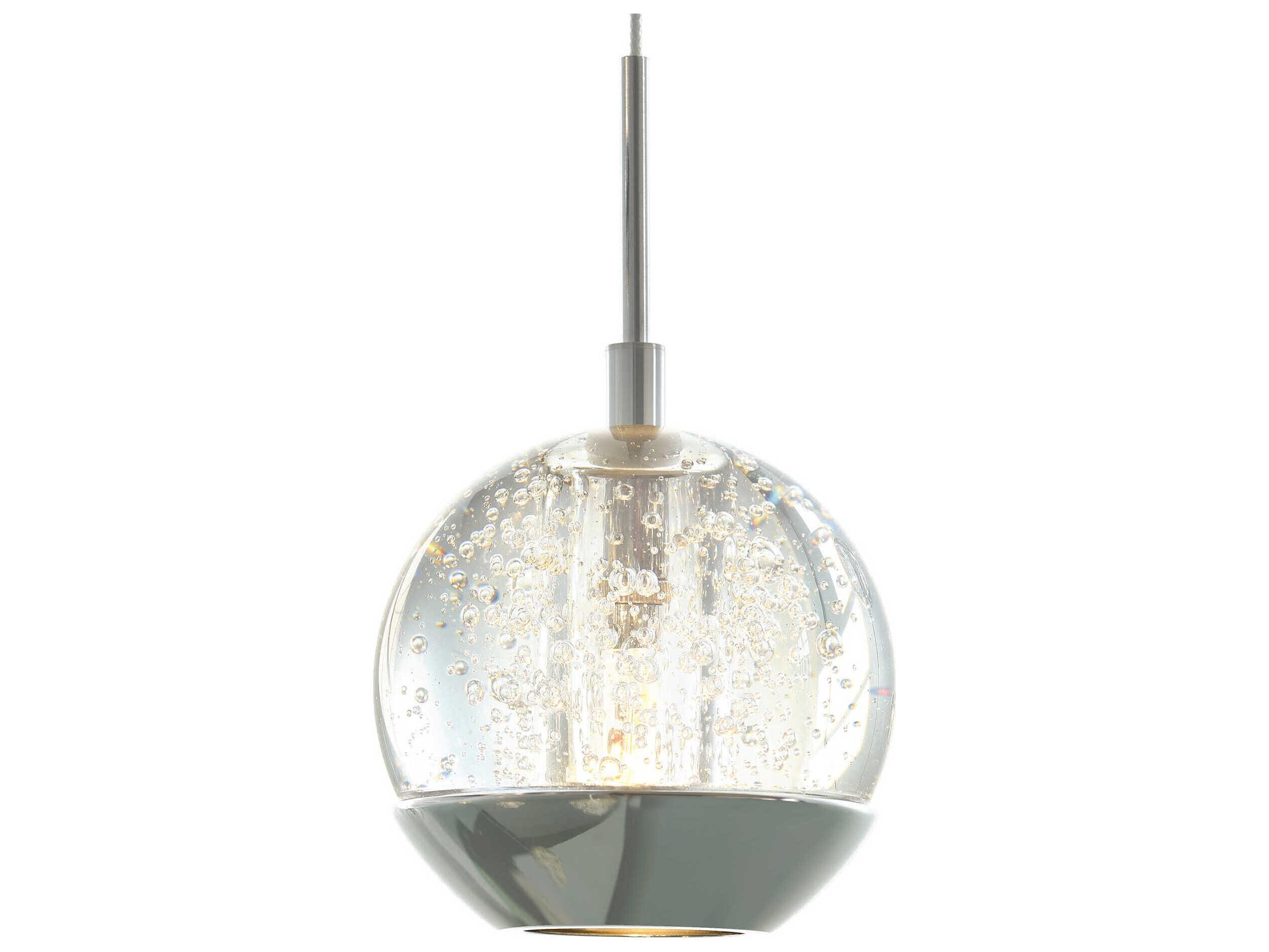 CWI Lighting Perrier 1-Light Chrome Globe Mini Pendant