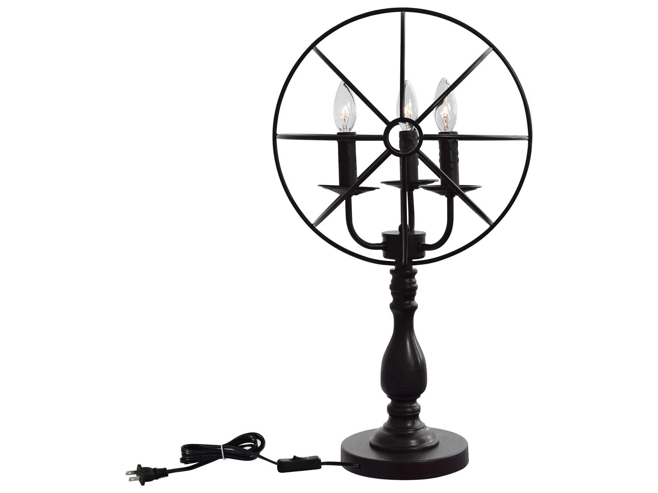 CWI Lighting Arza Brown Buffet Lamp