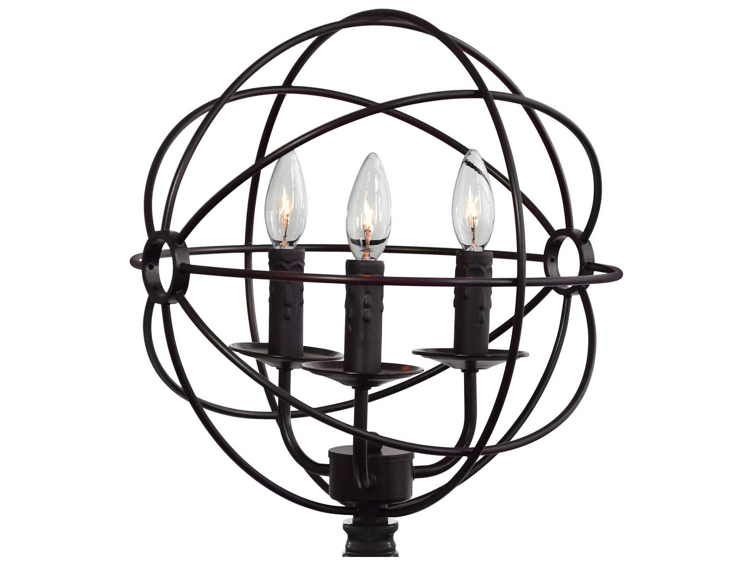 CWI Lighting Arza Brown Buffet Lamp