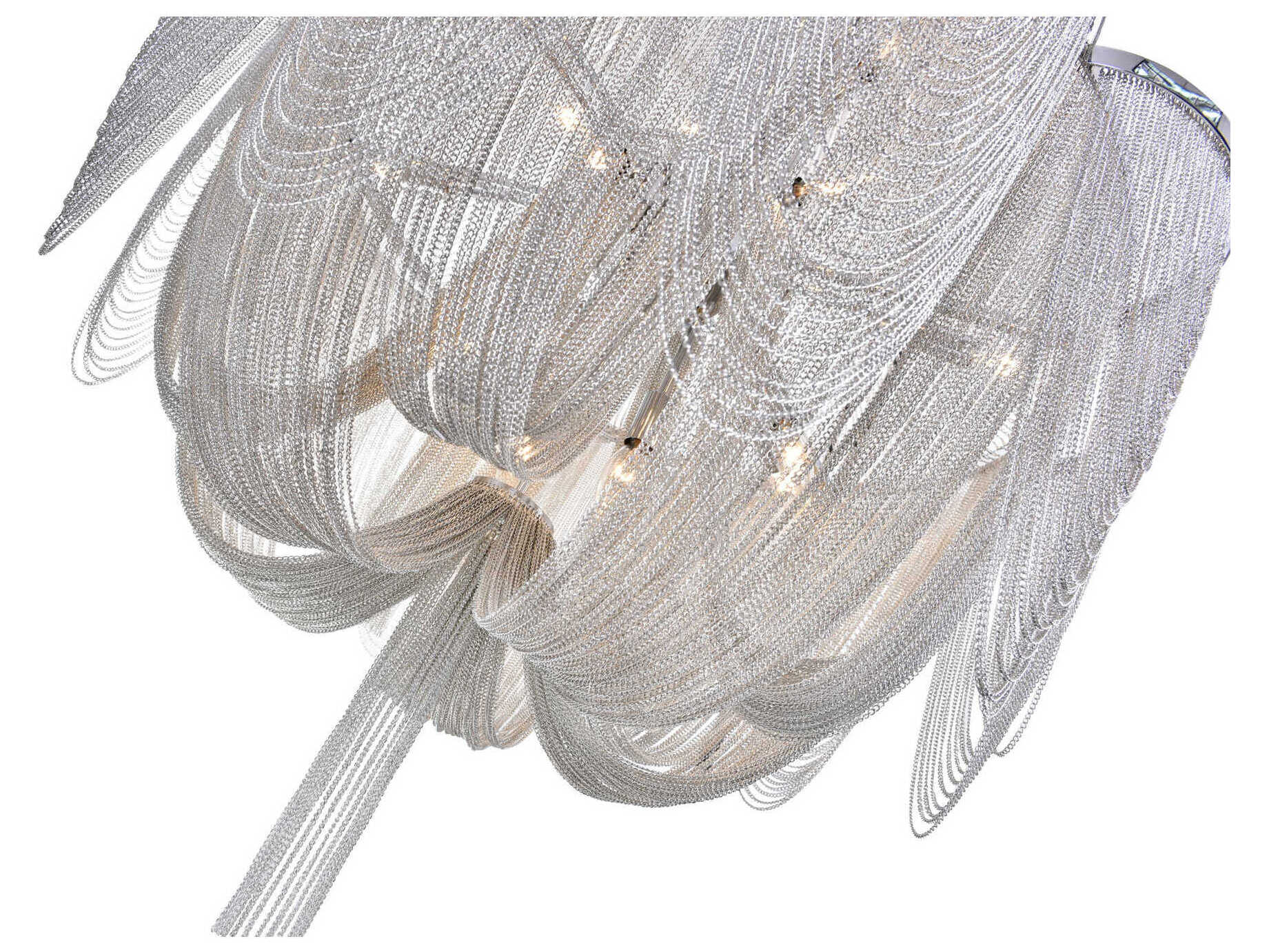 CWI Lighting Taylor 10-Light Chrome Empire Chandelier