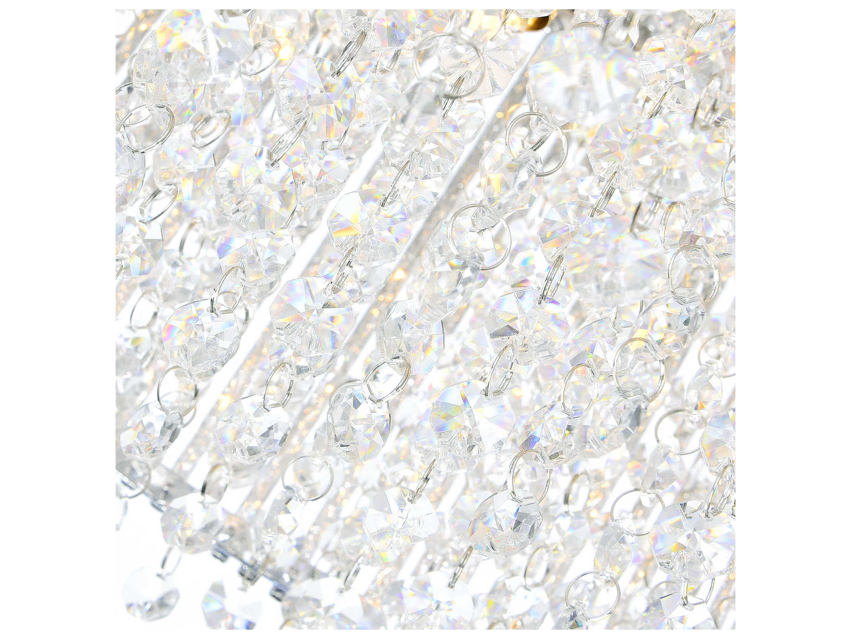 CWI Lighting Claire 14-Light Chrome Drum Pendant