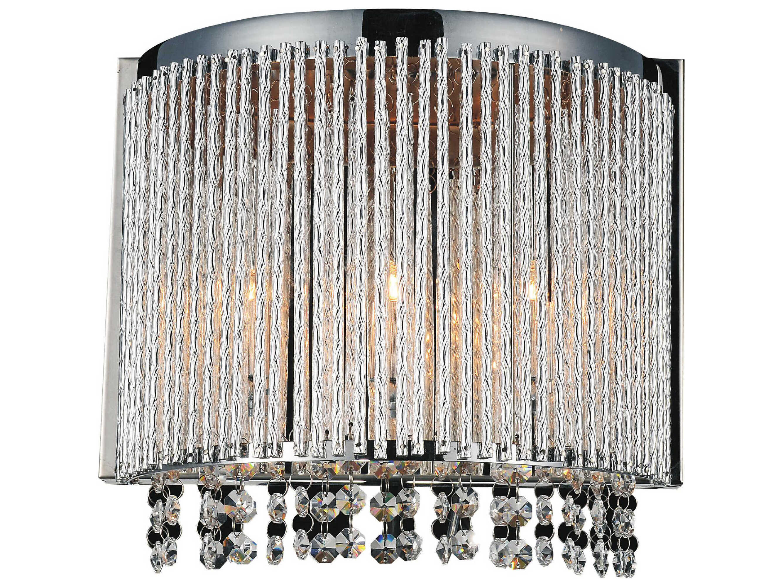 CWI Lighting Claire 3-Light Chrome Vanity Light