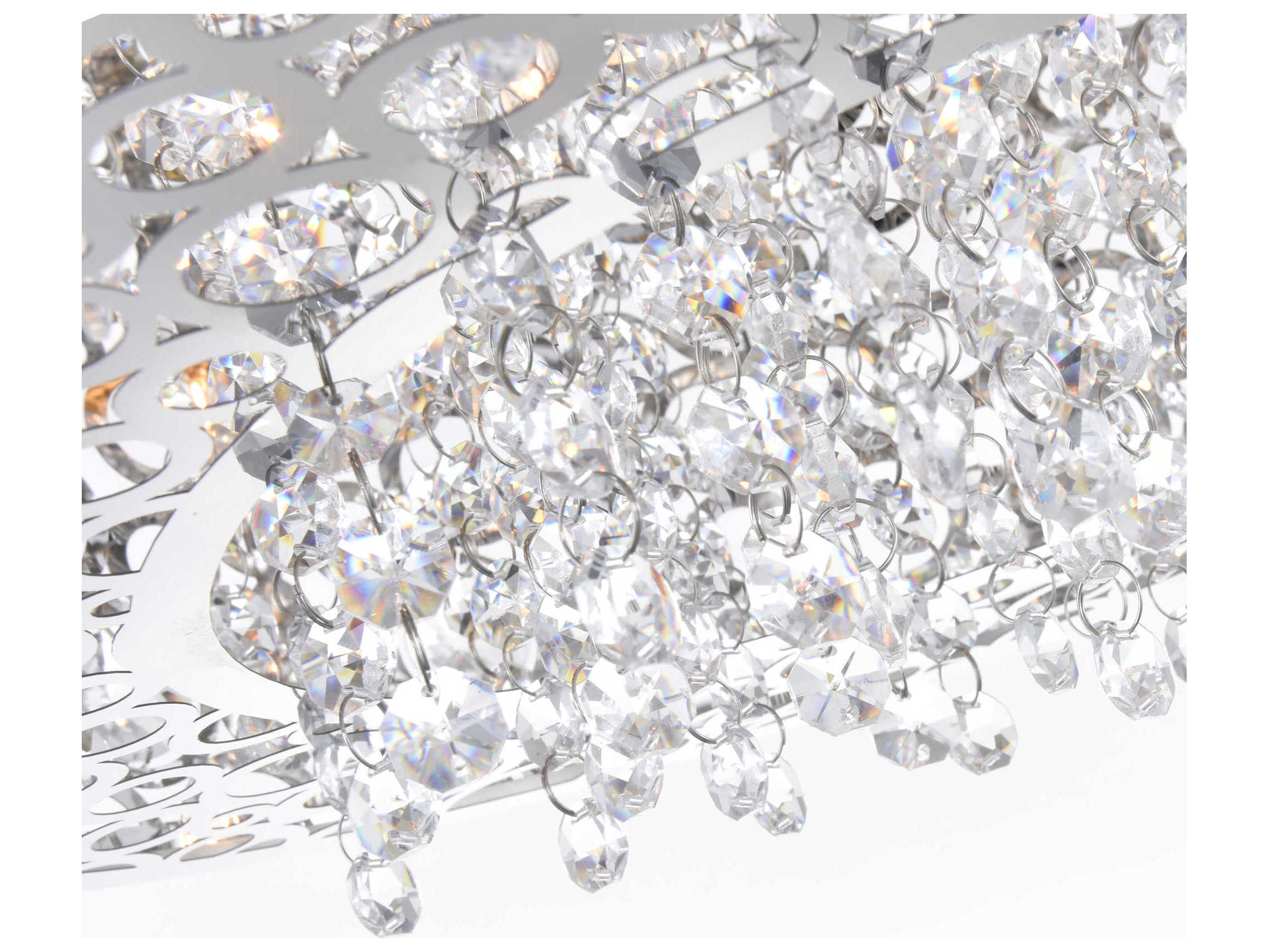 CWI Lighting Bubbles 4-Light Stainless Steel Drum Mini Pendant