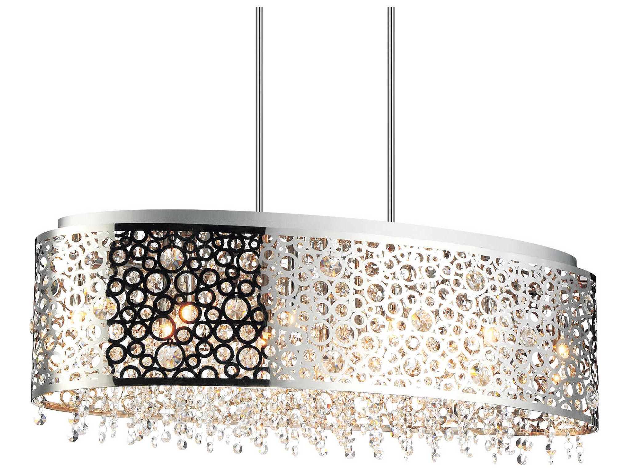 CWI Lighting Bubbles 11-Light Stainless Steel Island Pendant