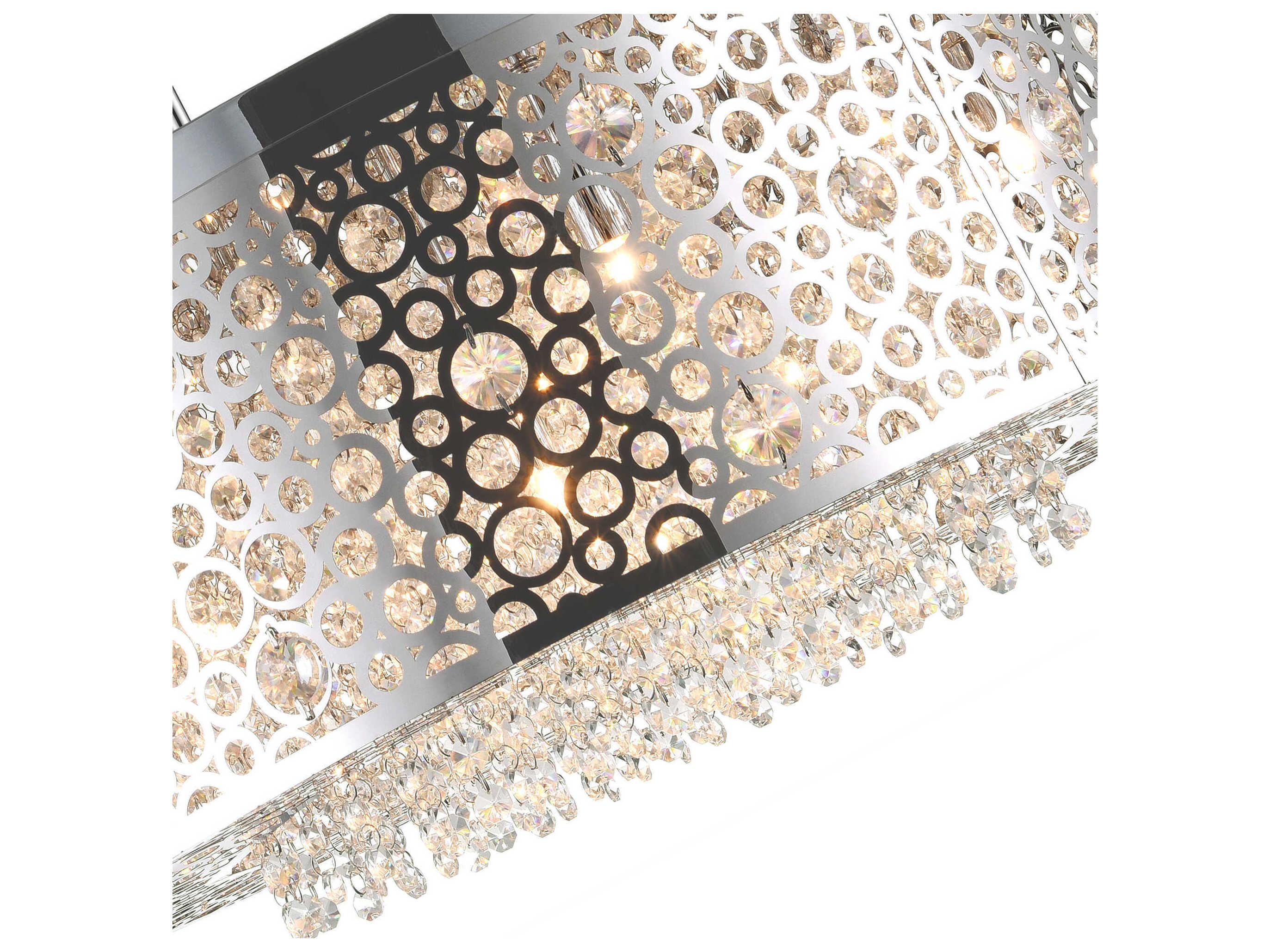 CWI Lighting Bubbles 11-Light Stainless Steel Island Pendant