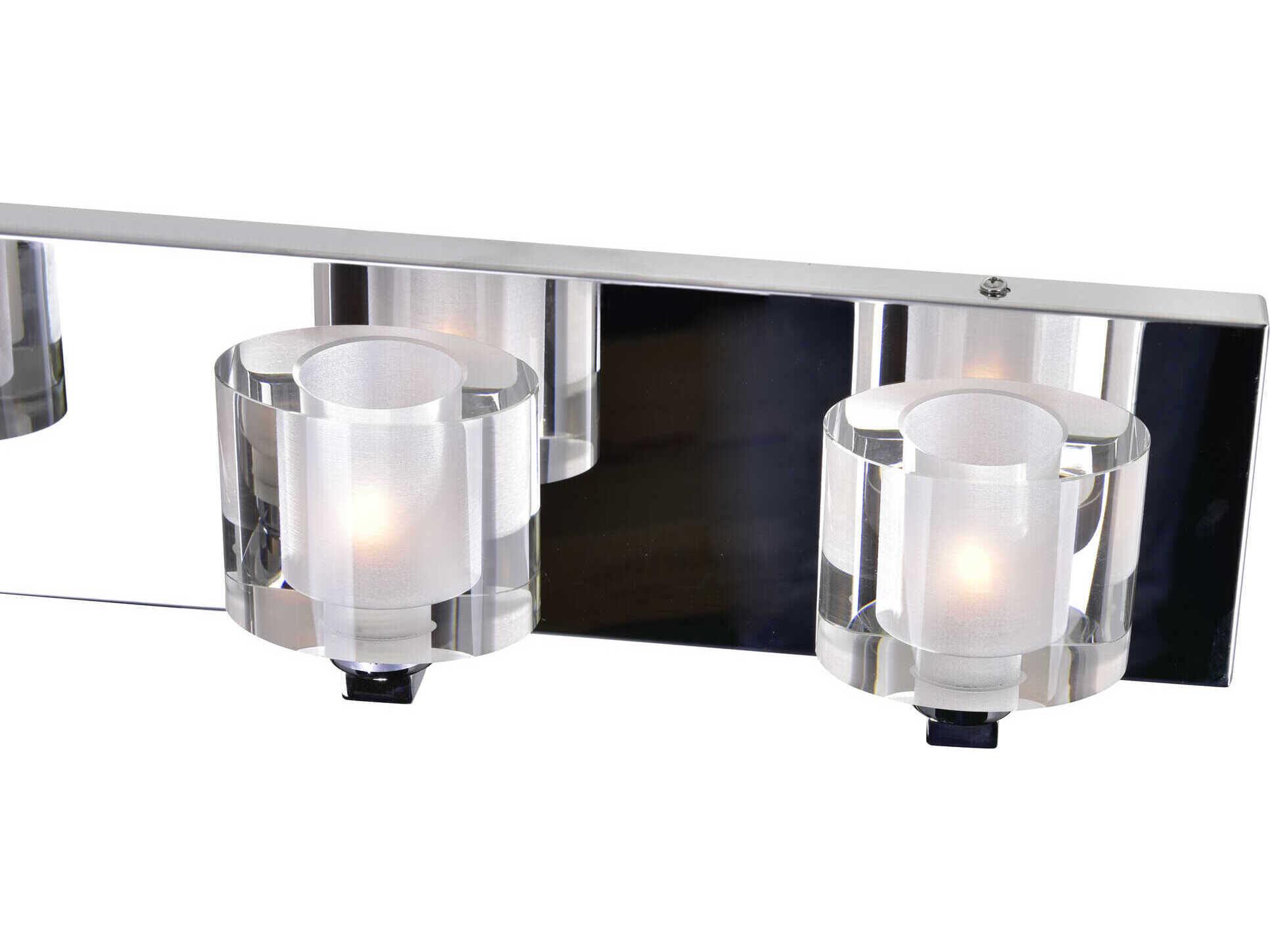 CWI Lighting Tina 4-Light Chrome Vanity Light