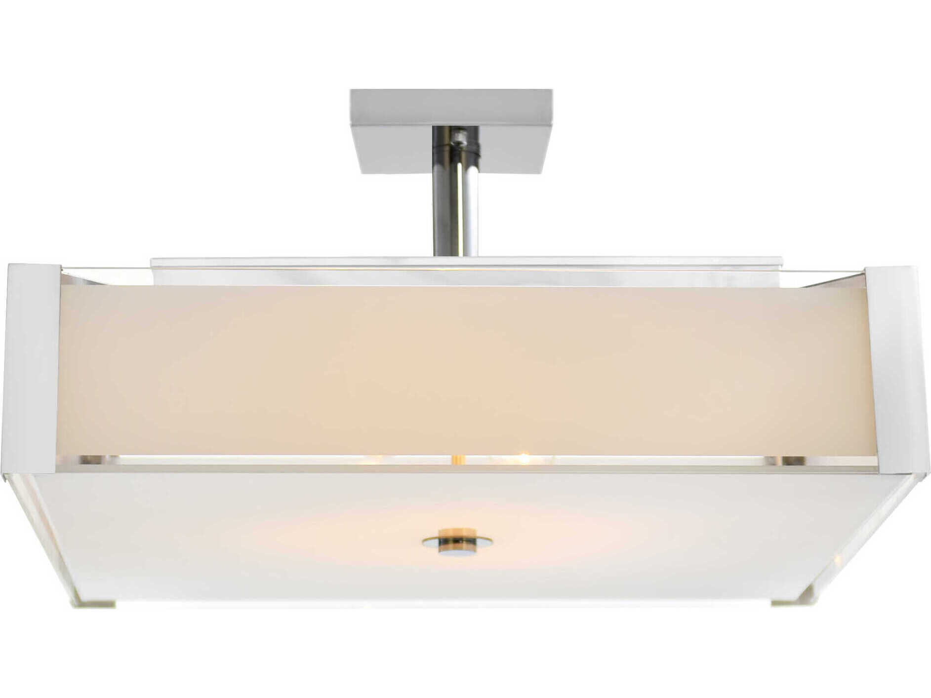 CWI Lighting Lucie 5-Light Chrome Semi Flush Mount