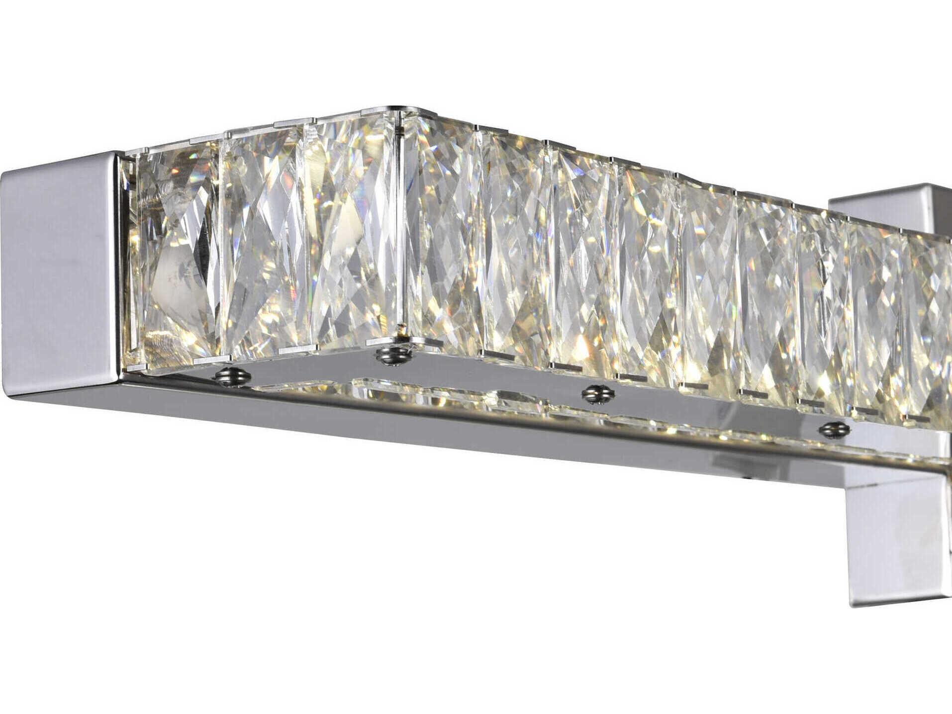 CWI Lighting Milan Chrome Vanity Light