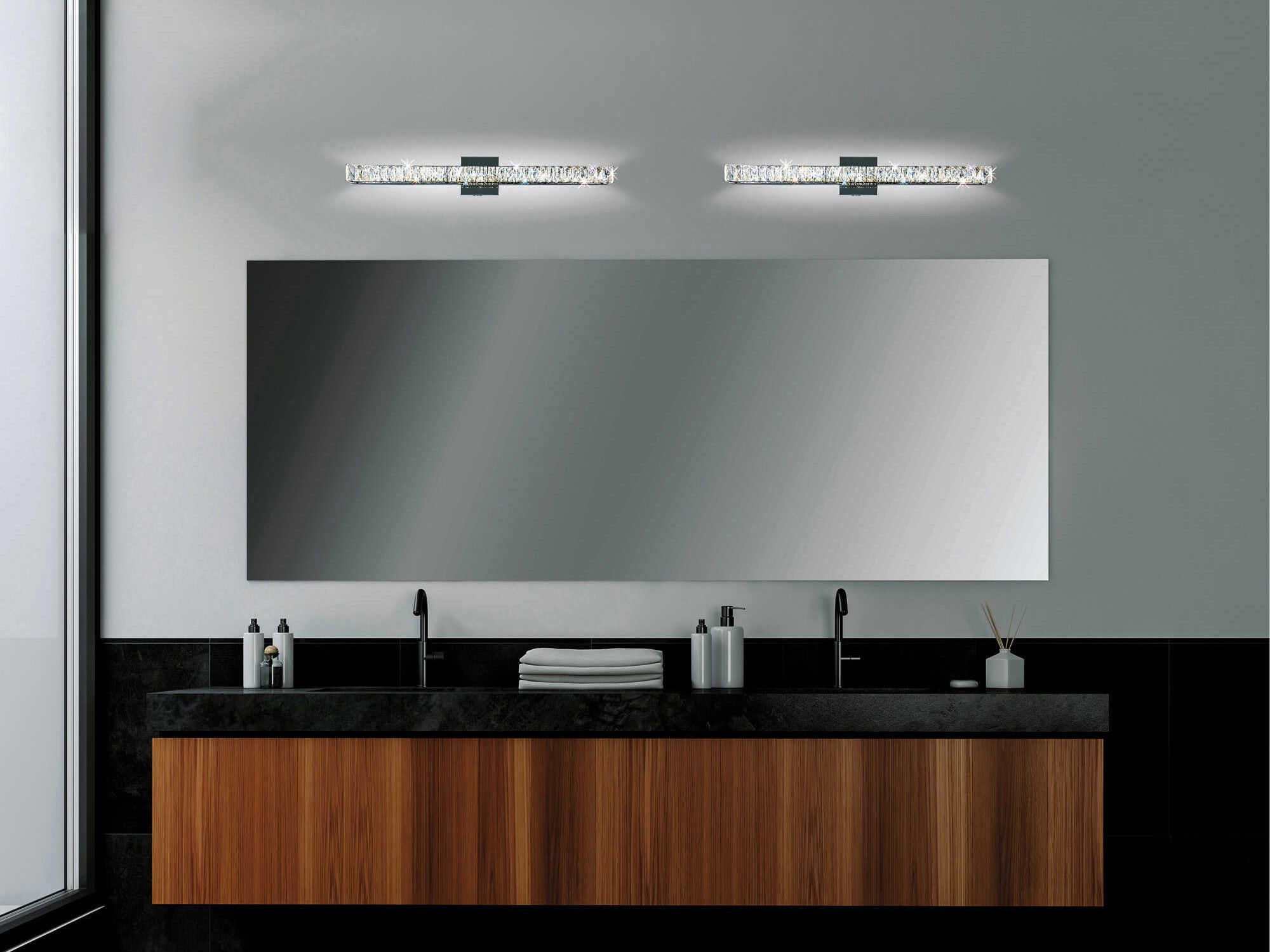 CWI Lighting Milan Chrome Vanity Light