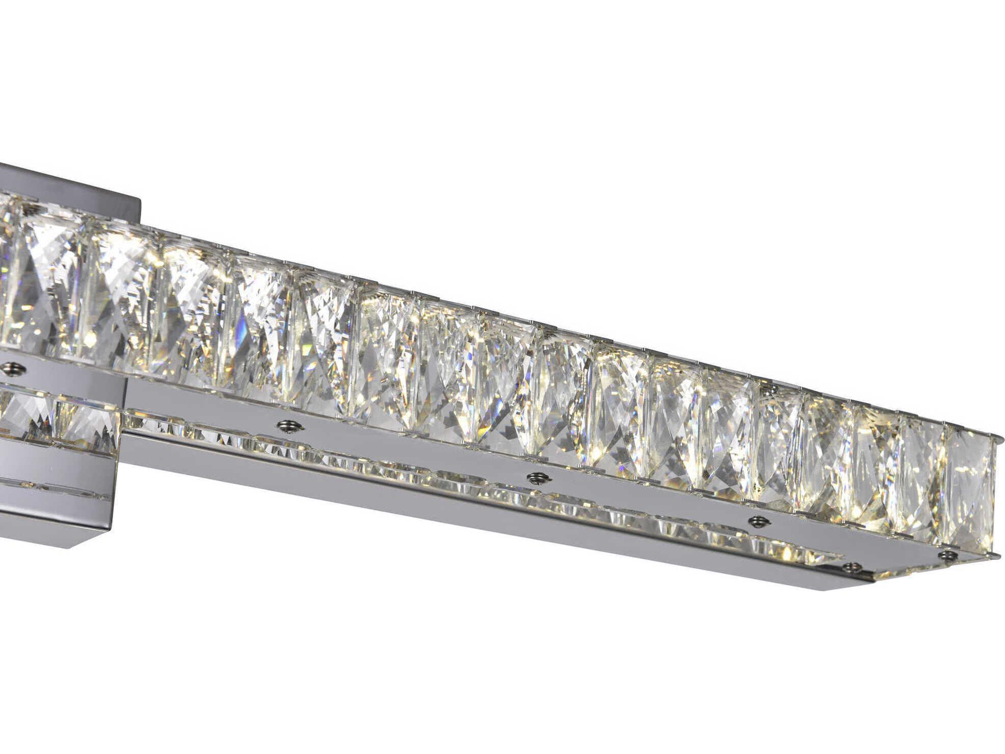 CWI Lighting Milan Chrome Vanity Light