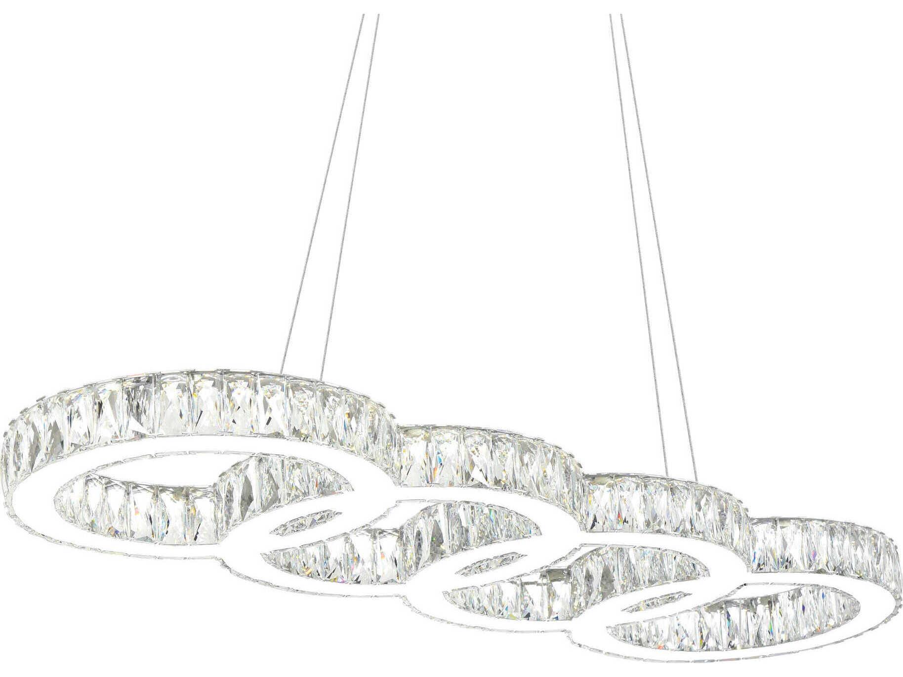 CWI Lighting Milan Stainless Steel Island Pendant