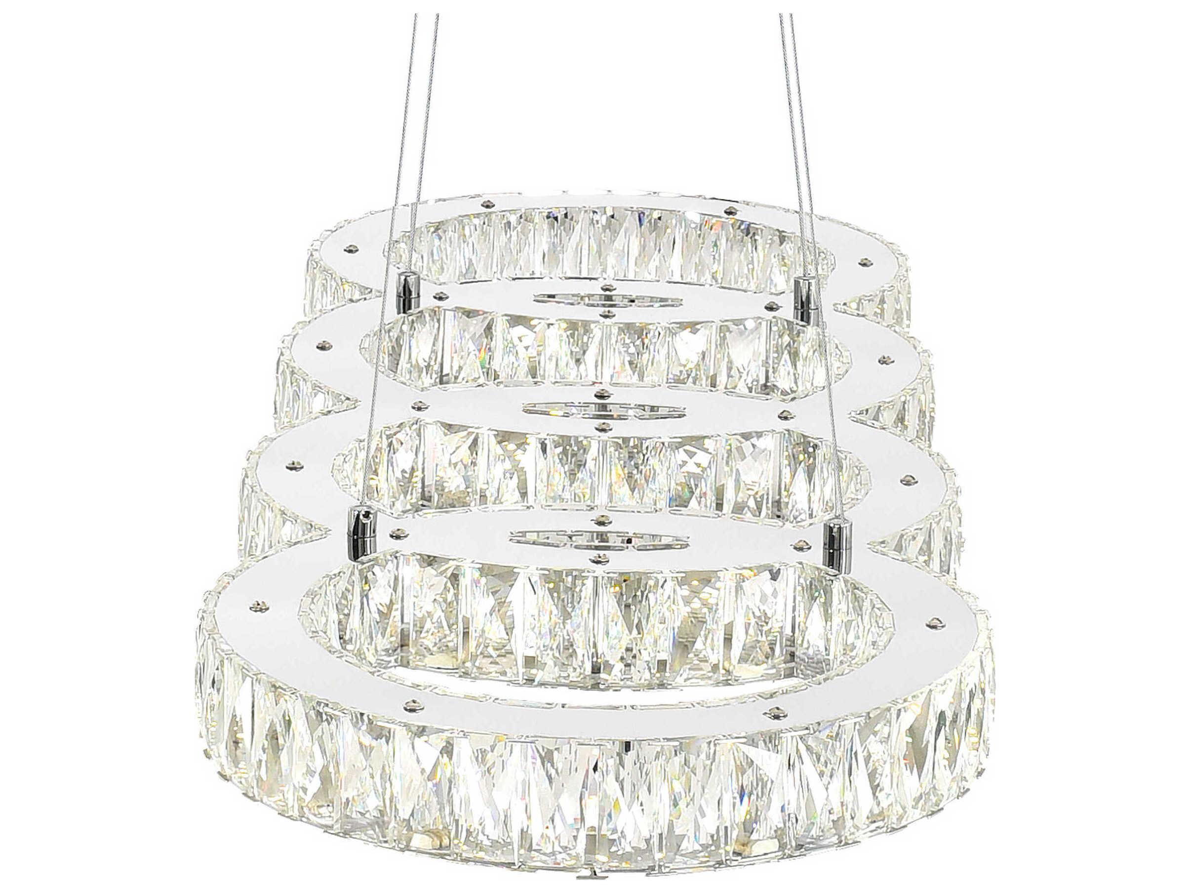 CWI Lighting Milan Stainless Steel Island Pendant