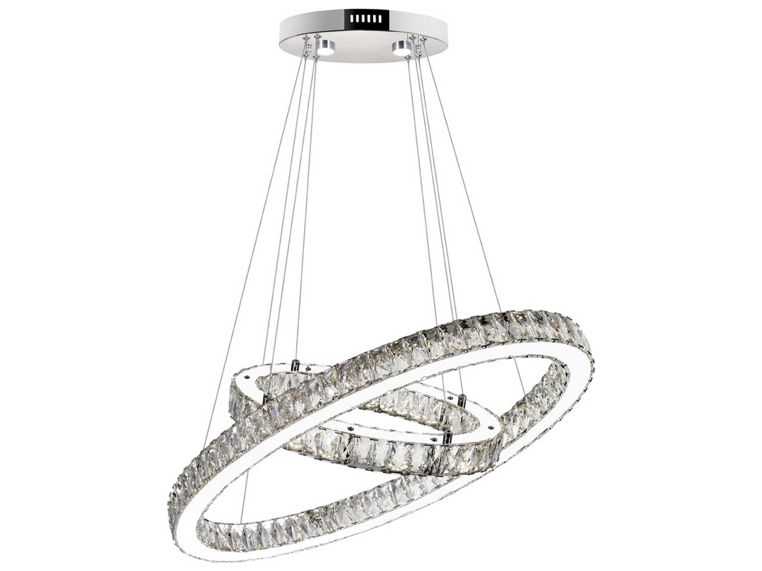 CWI Lighting Florence Chrome Round Pendant