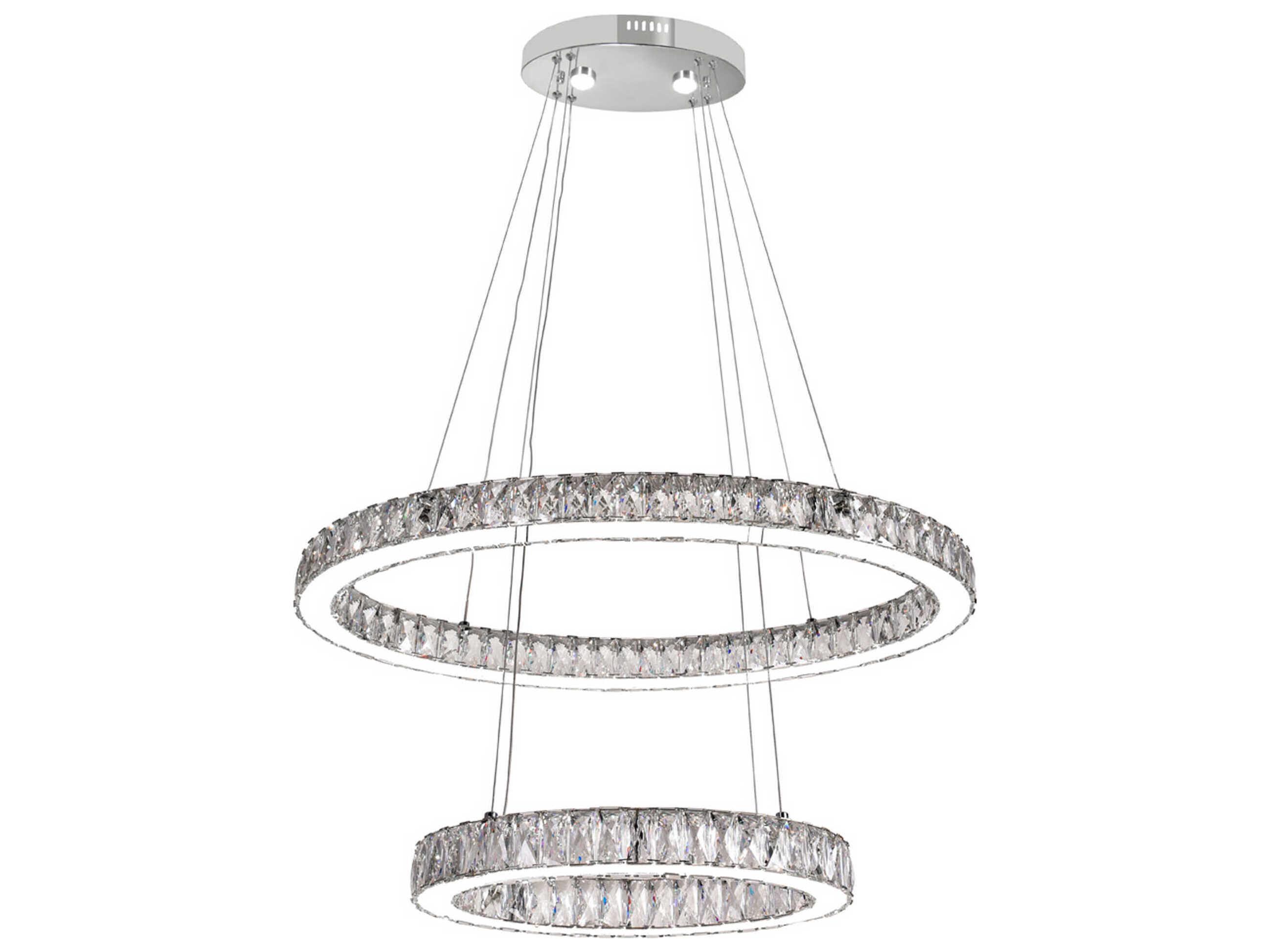 CWI Lighting Florence Chrome Round Pendant