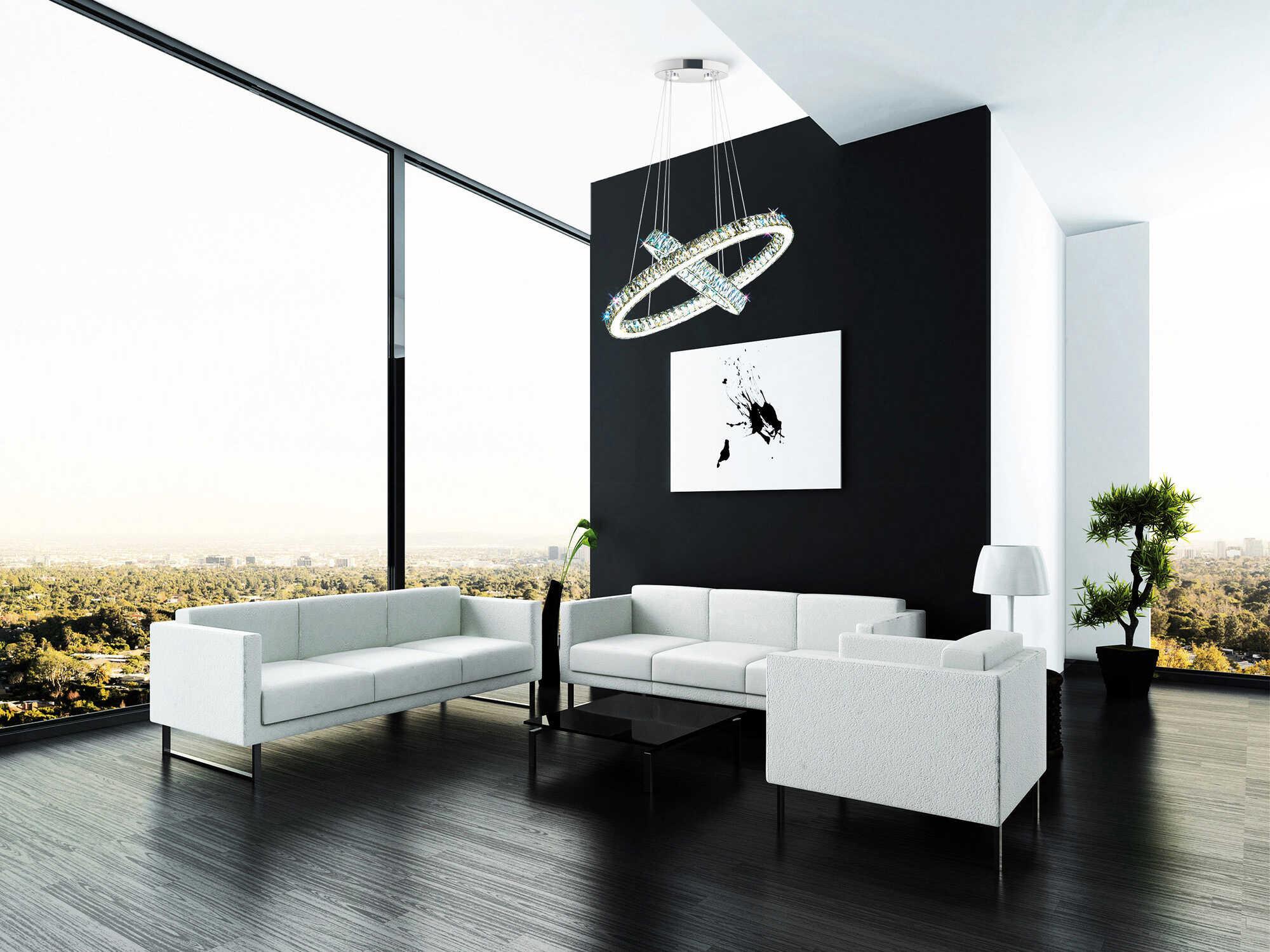 CWI Lighting Florence Chrome Round Pendant