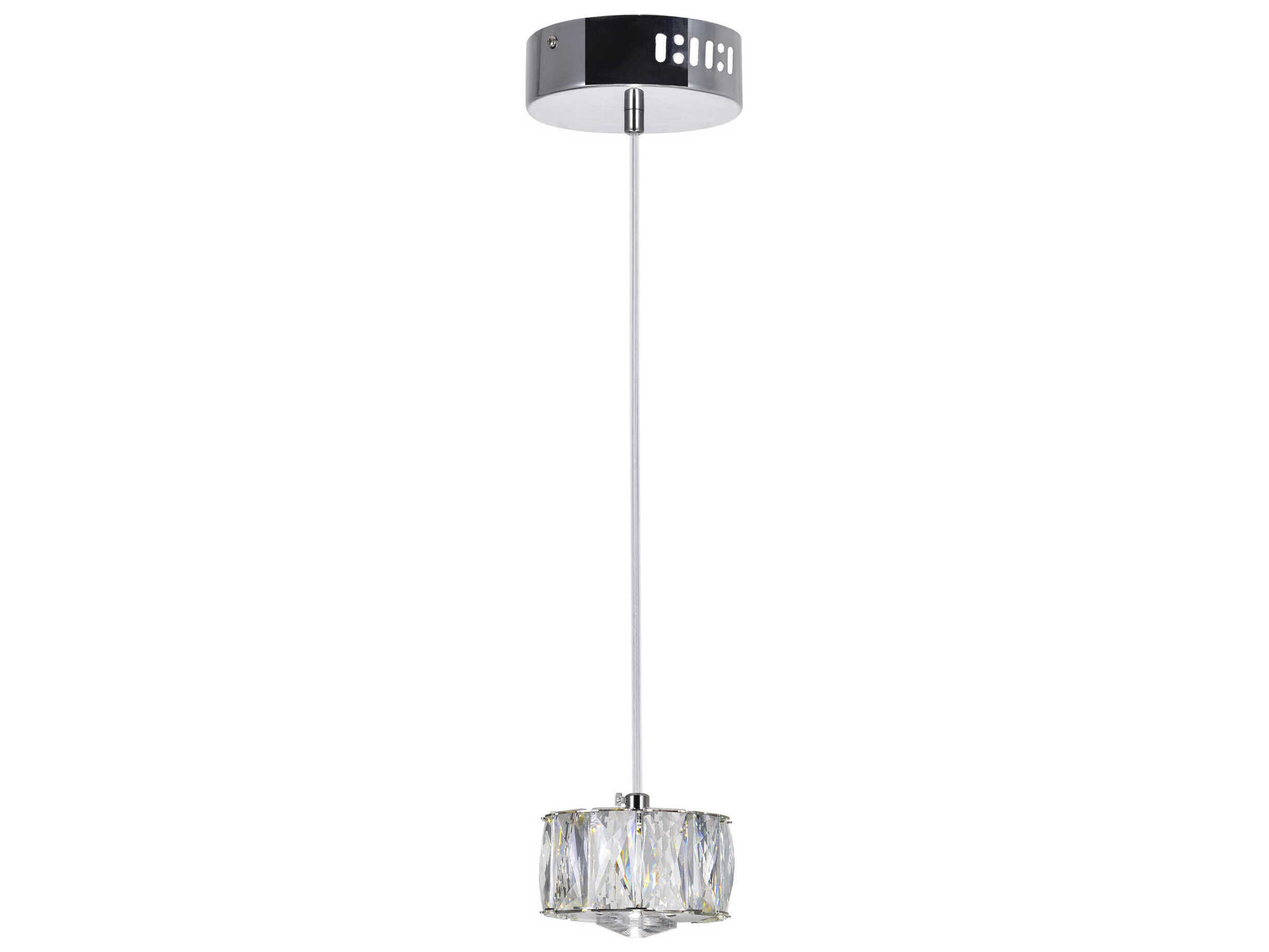 CWI Lighting Milan Chrome Mini Pendant