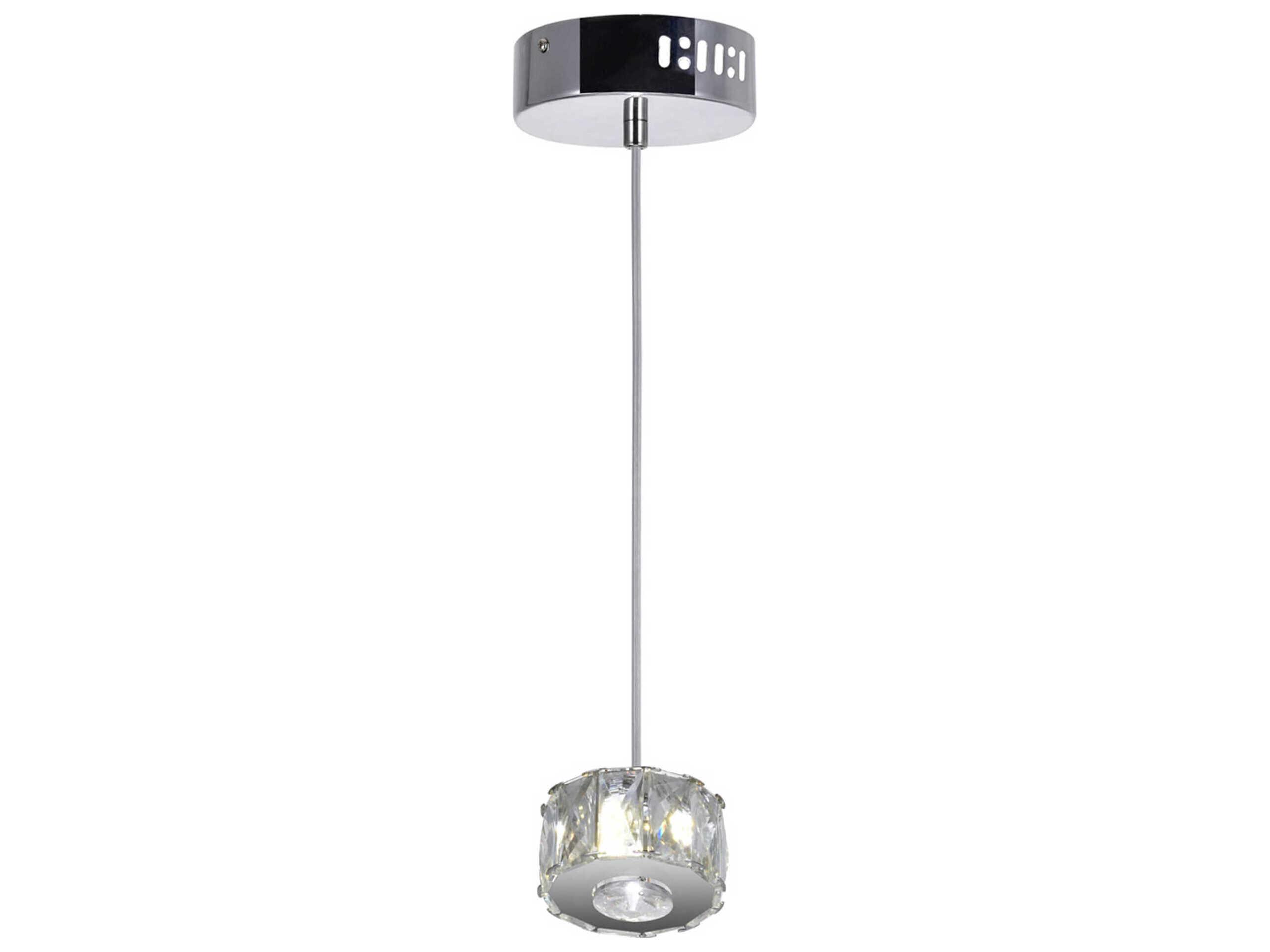CWI Lighting Milan Chrome Mini Pendant