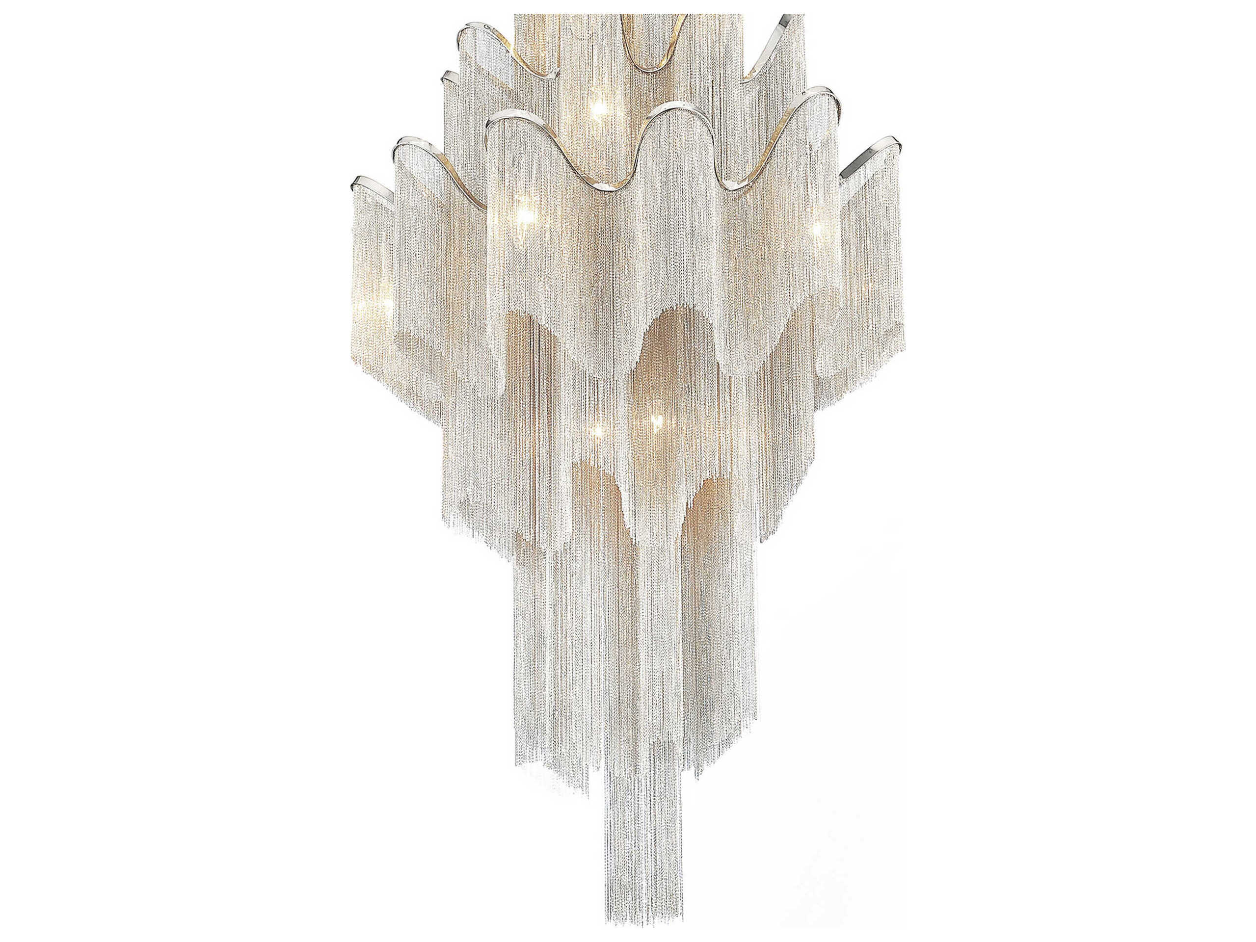 CWI Lighting Daisy 17-Light Chrome Chandelier