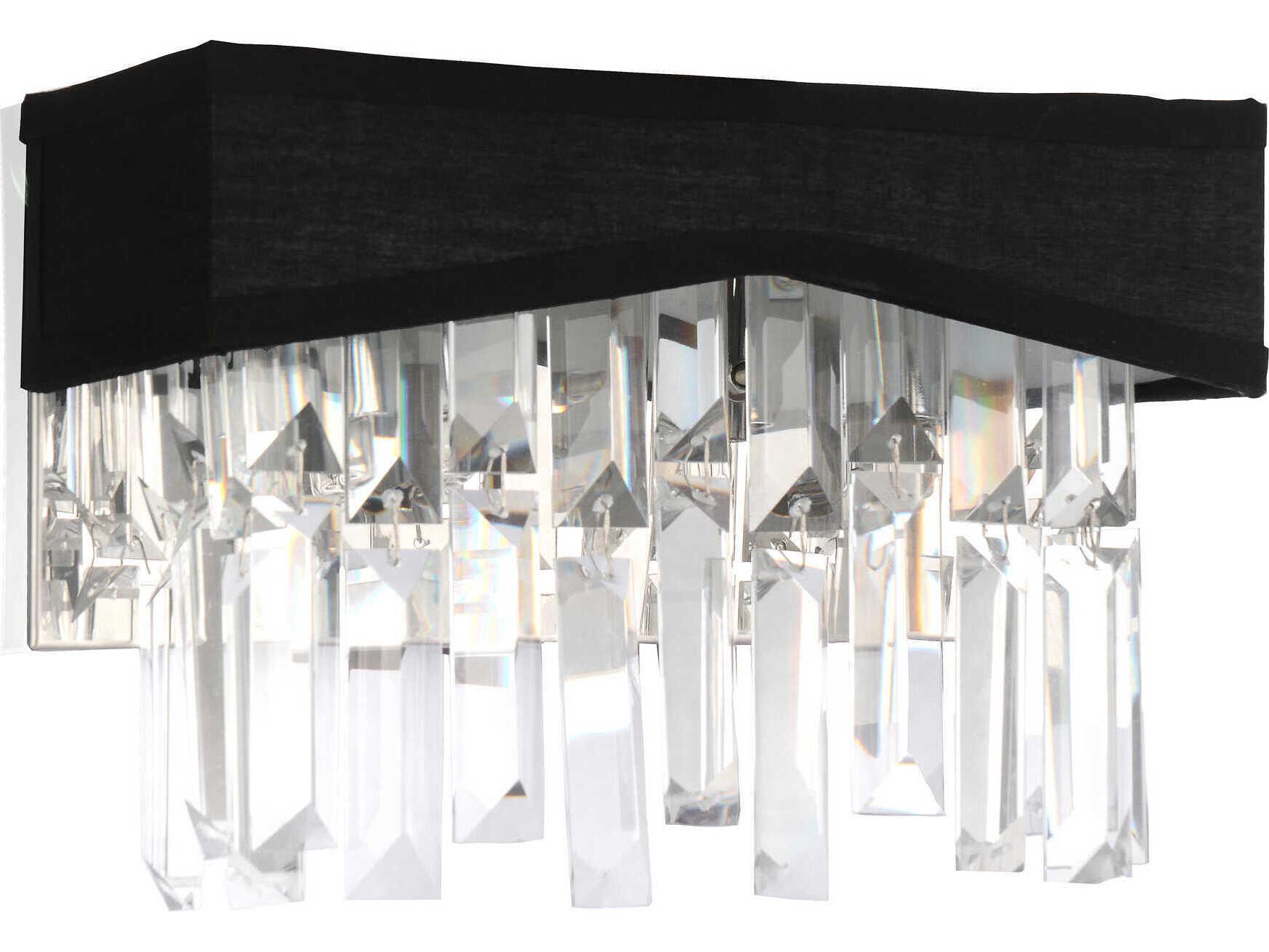 CWI Lighting Havely 2-Light Chrome Vanity Light