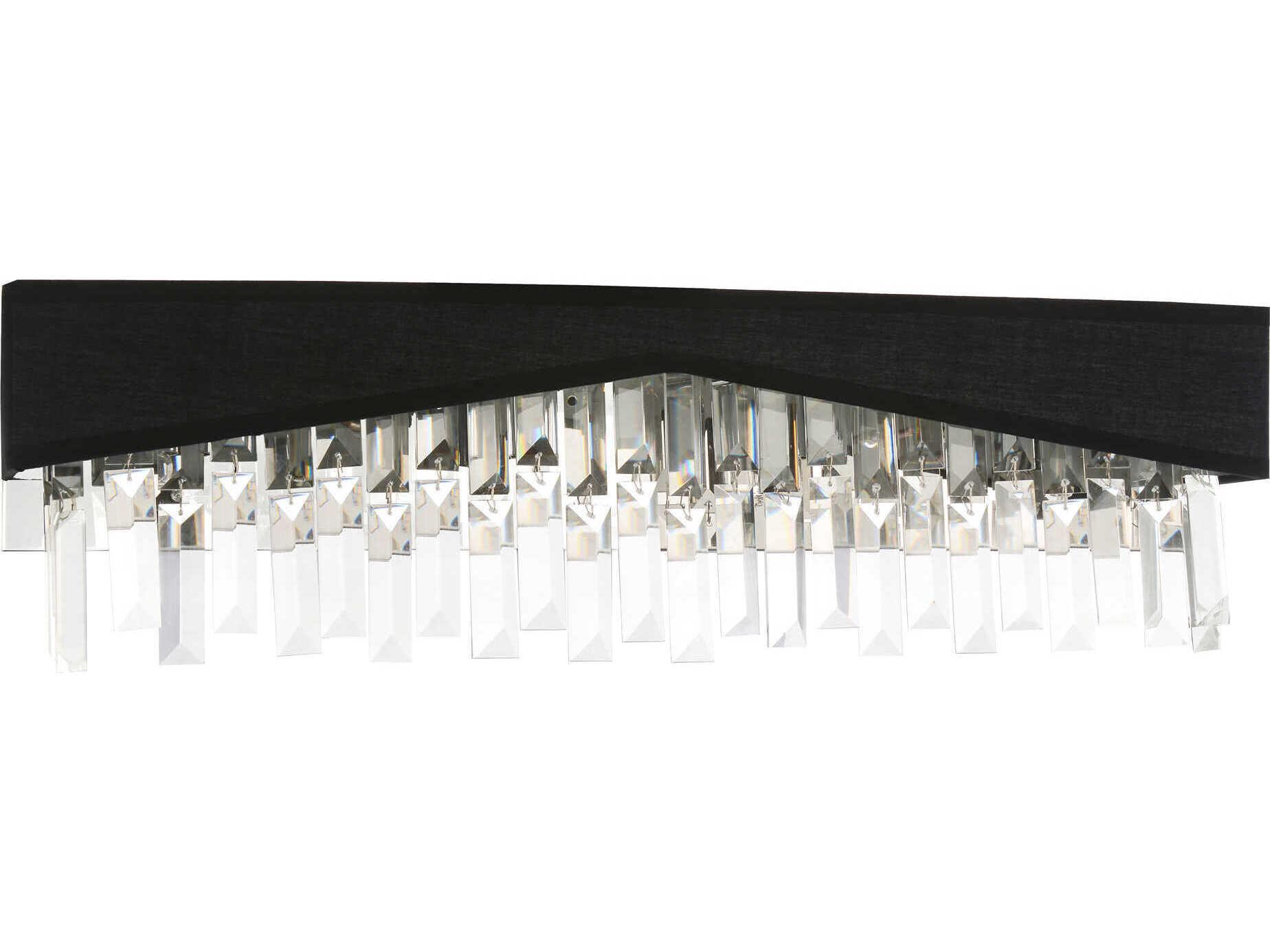 CWI Lighting Havely 4-Light Chrome Vanity Light
