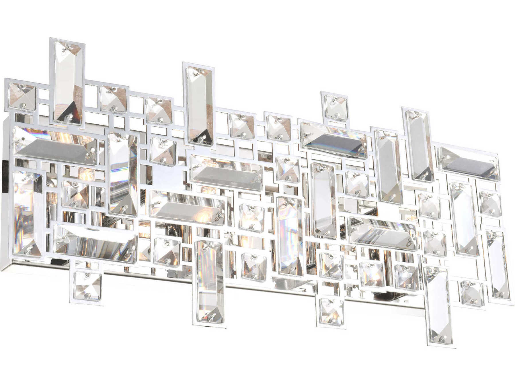 CWI Lighting Arley 4-Light Chrome Vanity Light