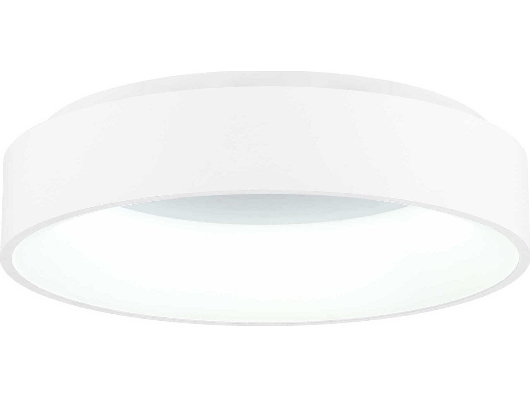 CWI Lighting Arenal White Round Flush Mount