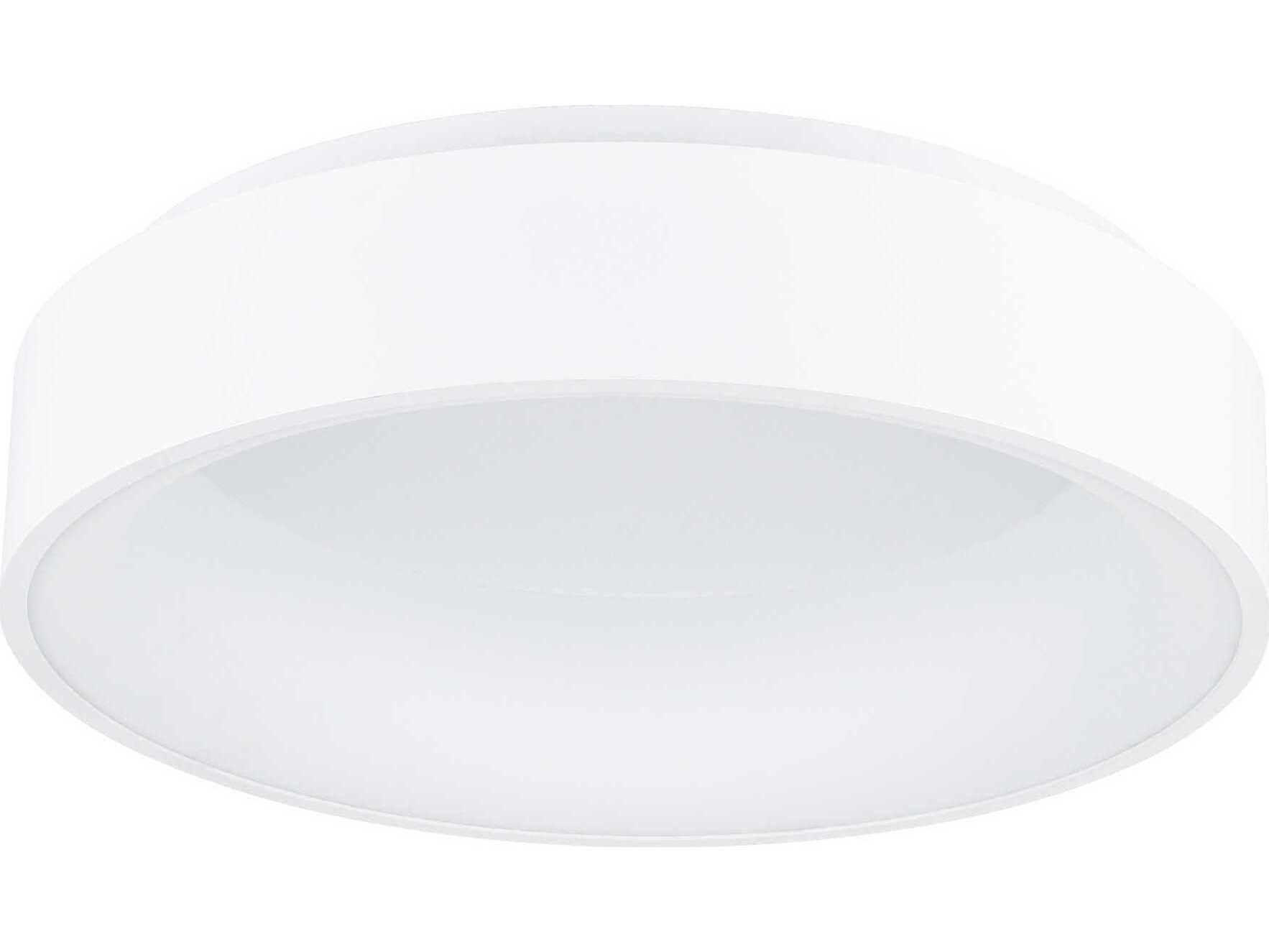 CWI Lighting Arenal White Round Flush Mount