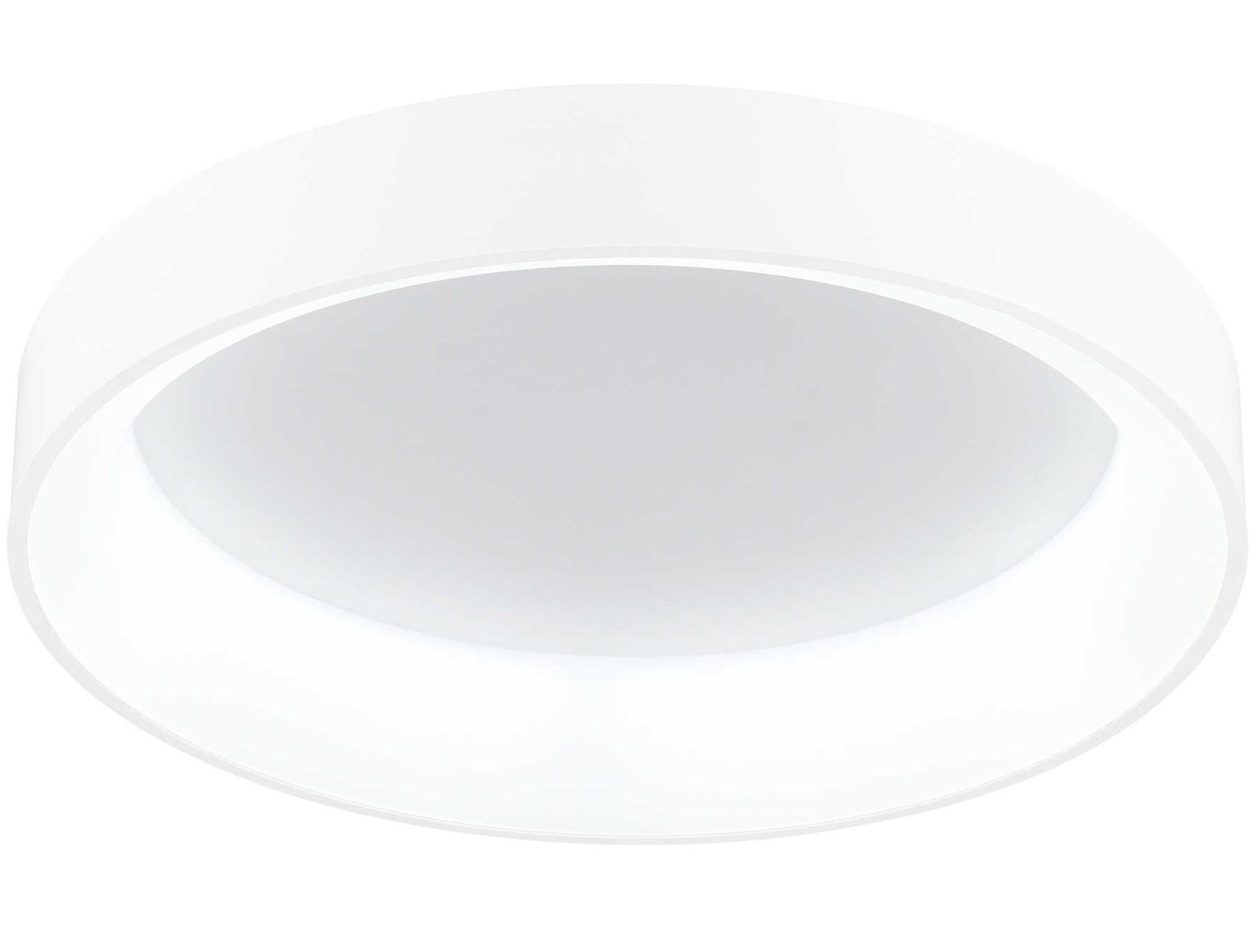 CWI Lighting Arenal White Round Flush Mount