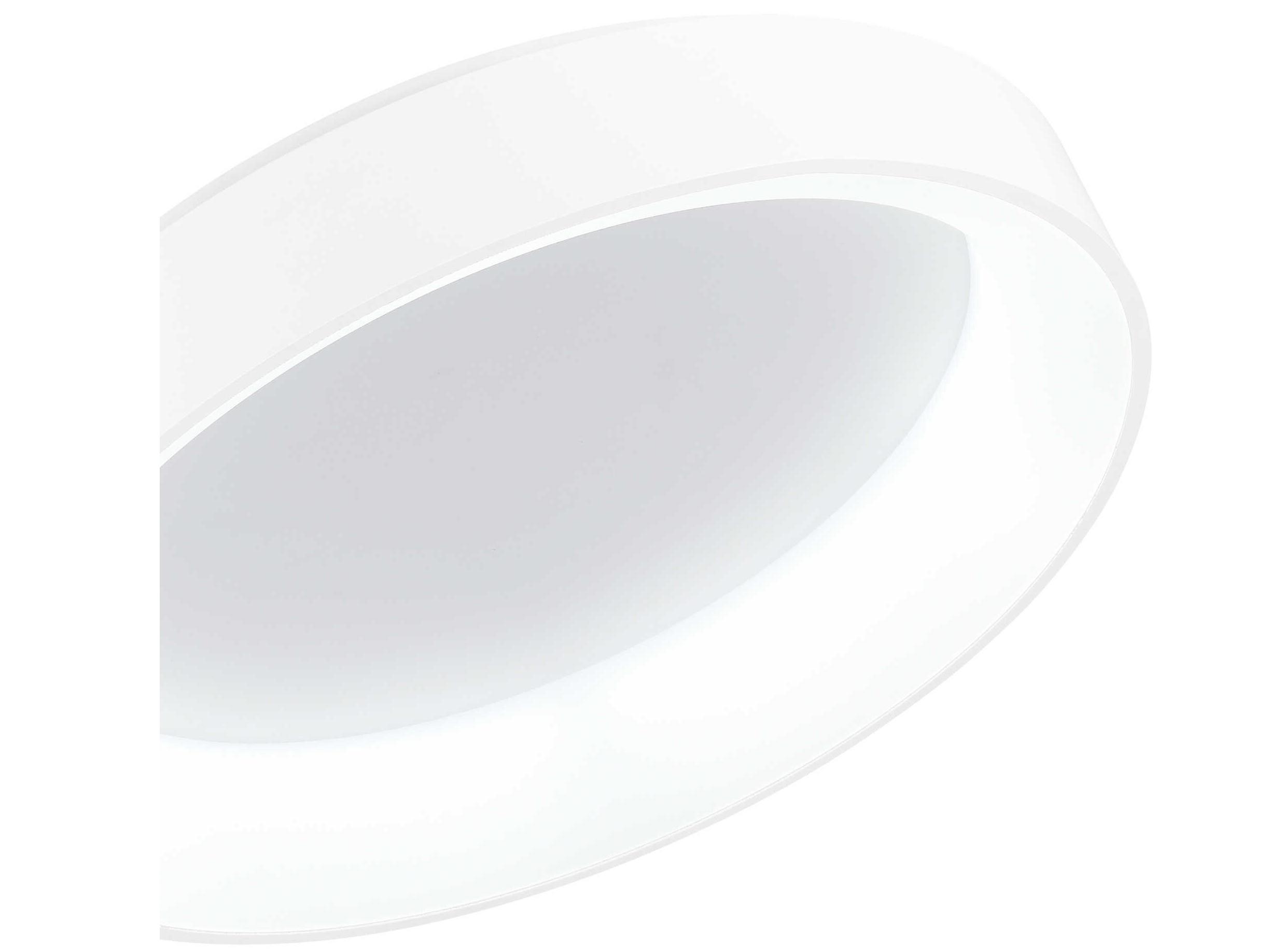 CWI Lighting Arenal White Round Flush Mount