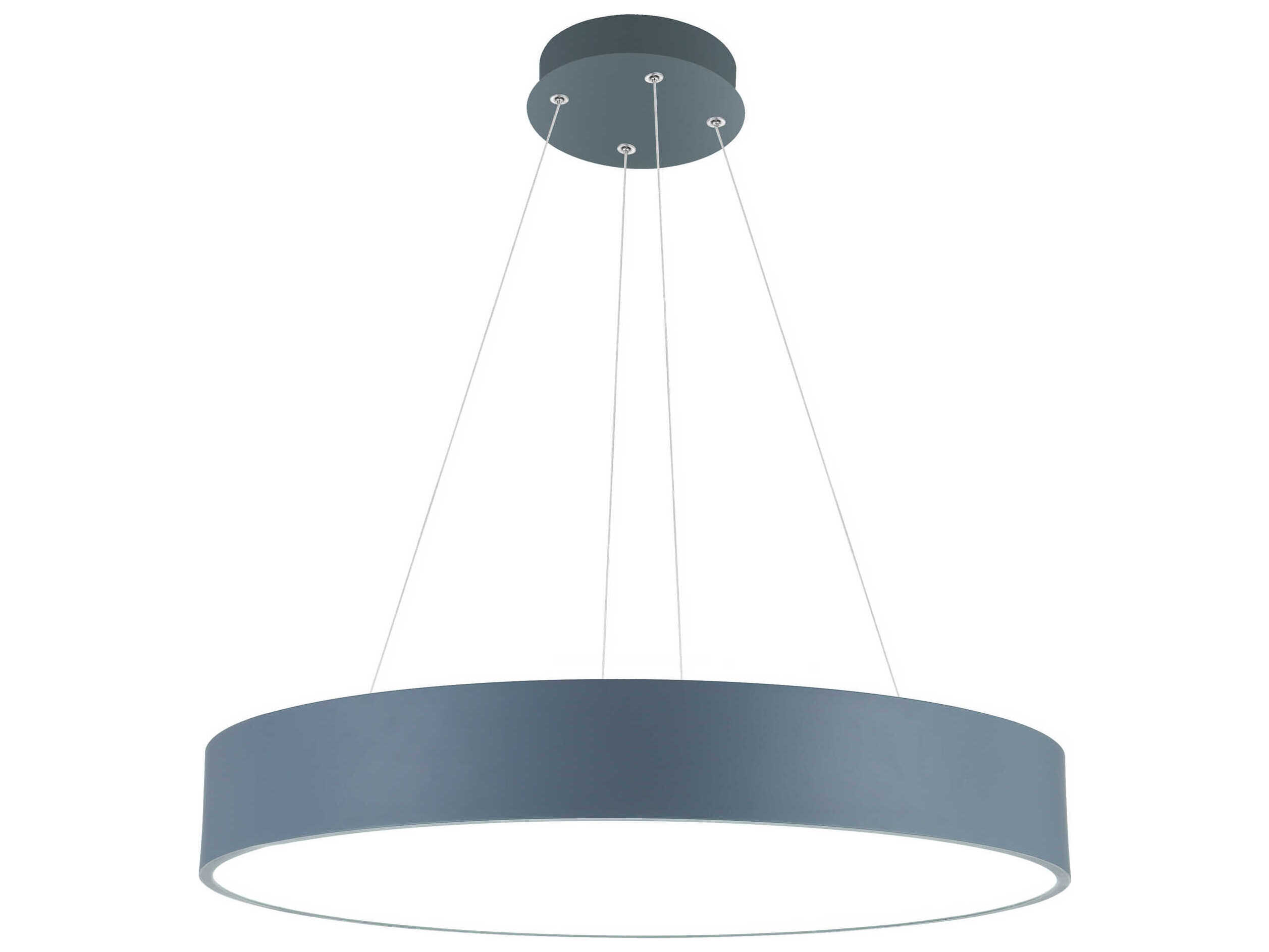 CWI Lighting Arenal Gray Round Pendant