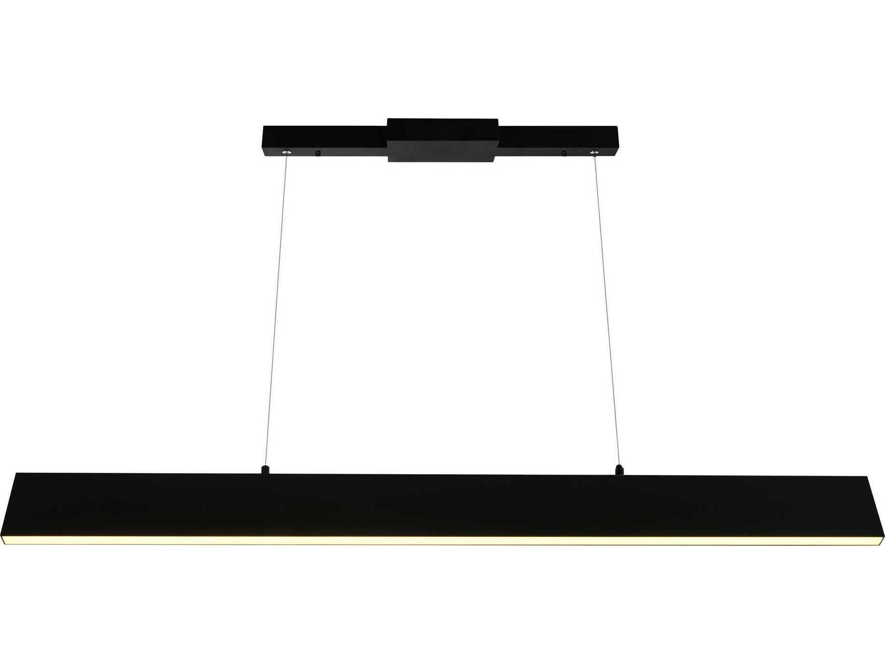 CWI Lighting Krista Satin Black Island Pendant