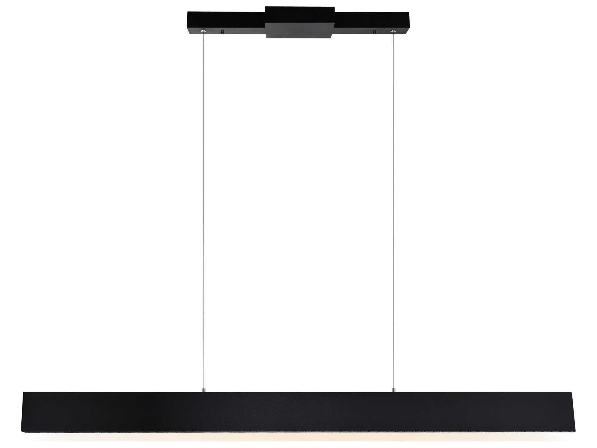 CWI Lighting Bellagio Black Linear Island Pendant