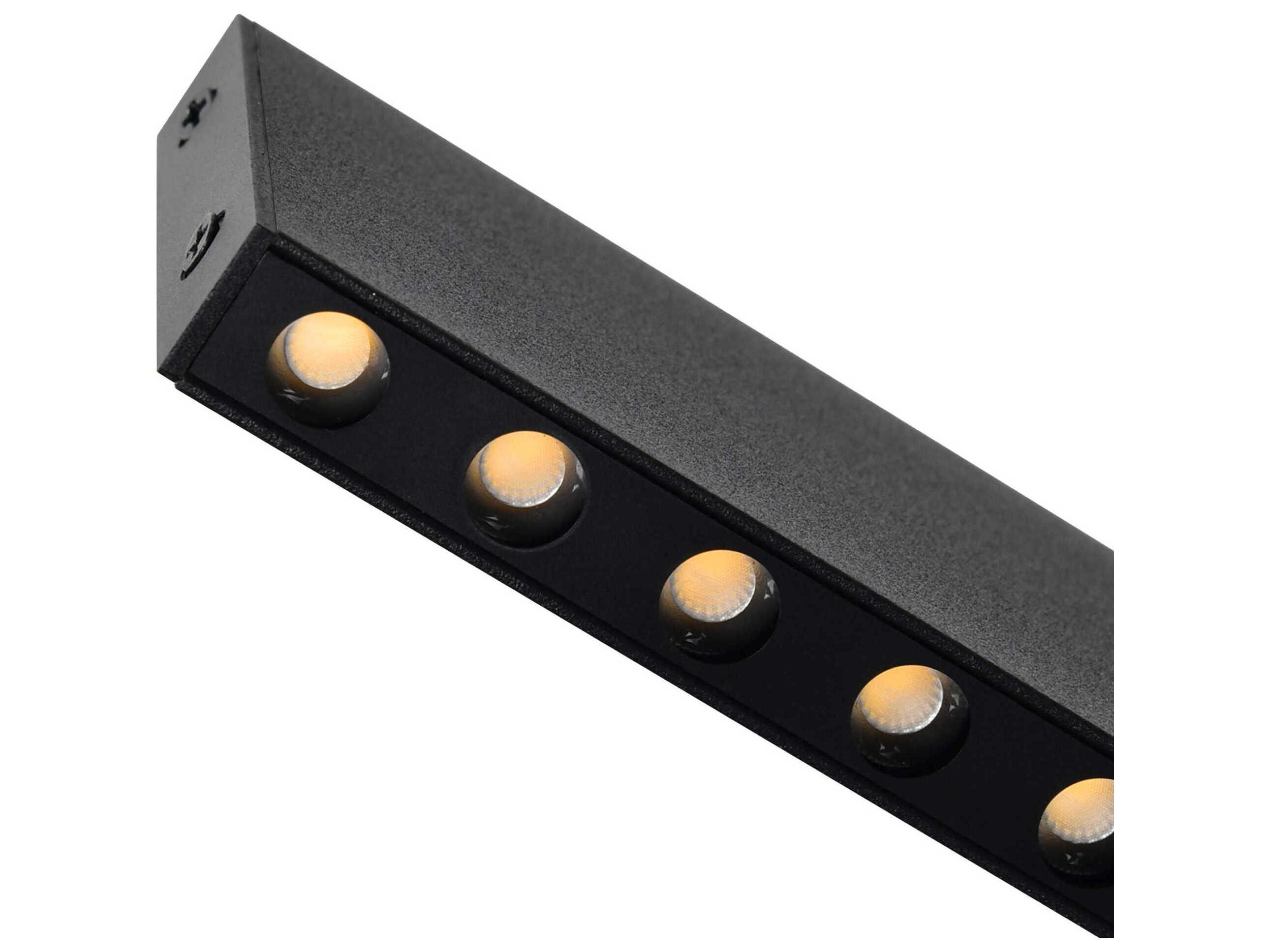 CWI Lighting Bellagio Black Linear Island Pendant