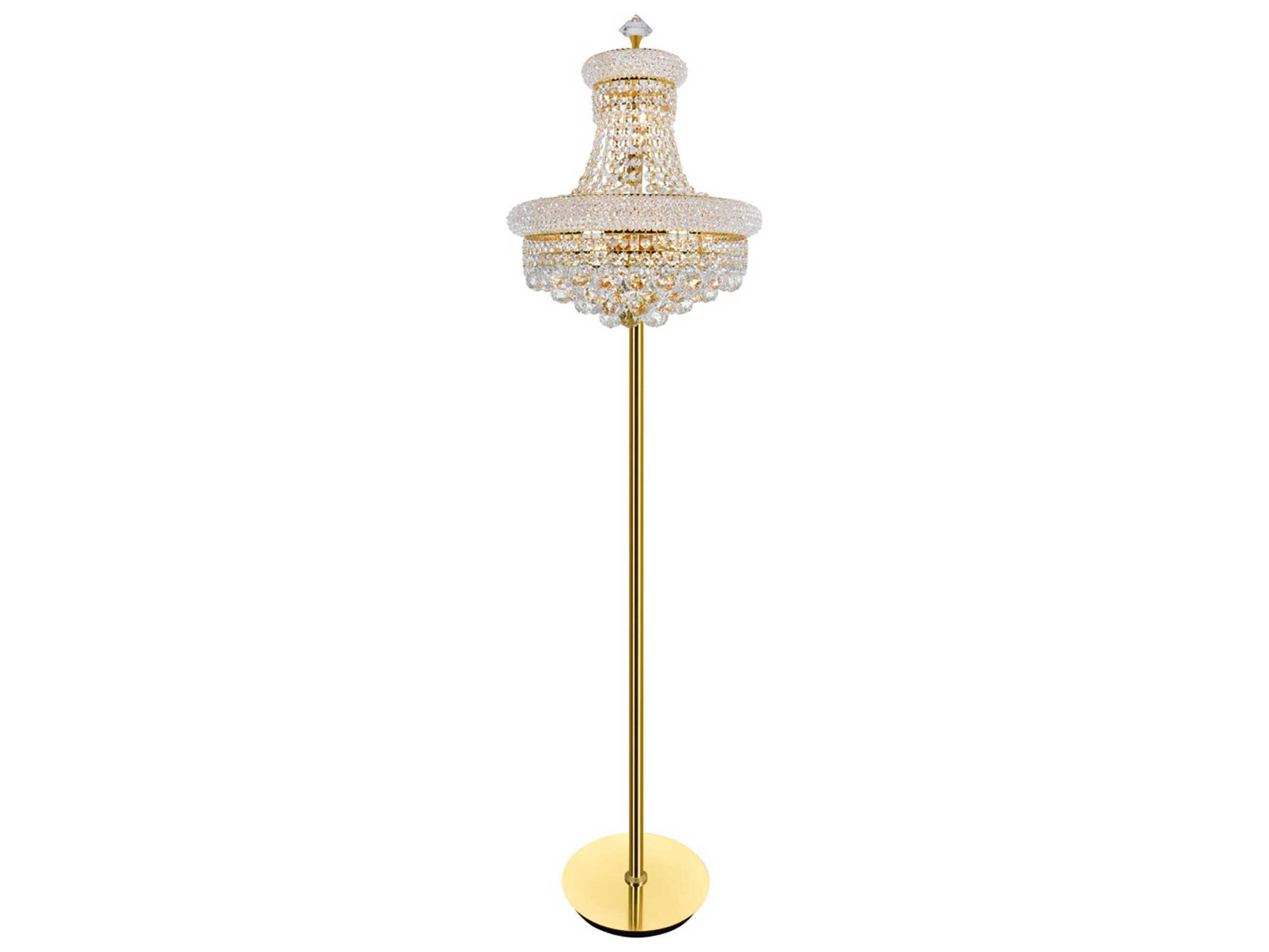 CWI Lighting Empire Gold Traditional Floor Lamp