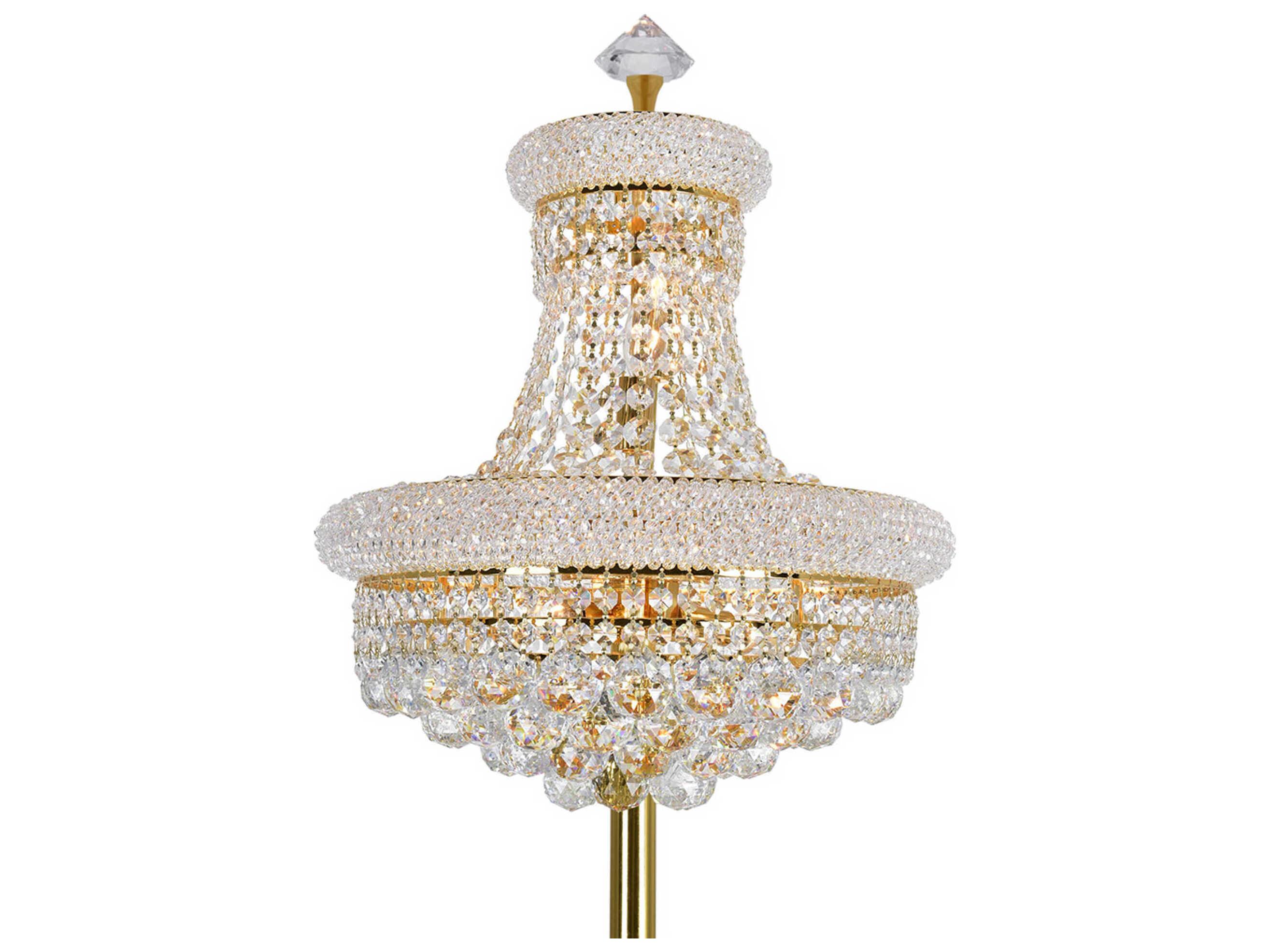 CWI Lighting Empire Gold Traditional Floor Lamp