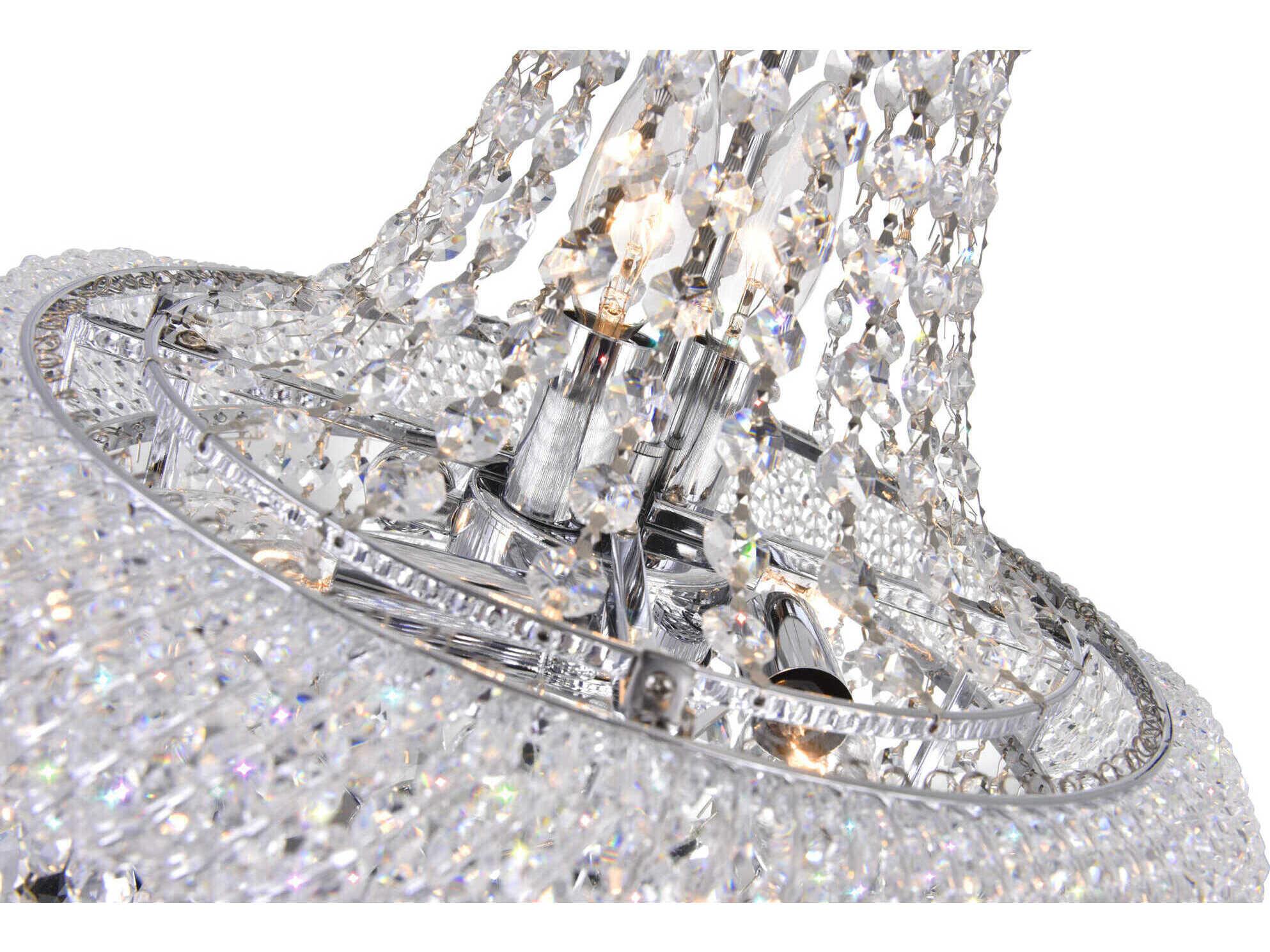 CWI Lighting Empire 6-Light Chrome Traditional Chandelier