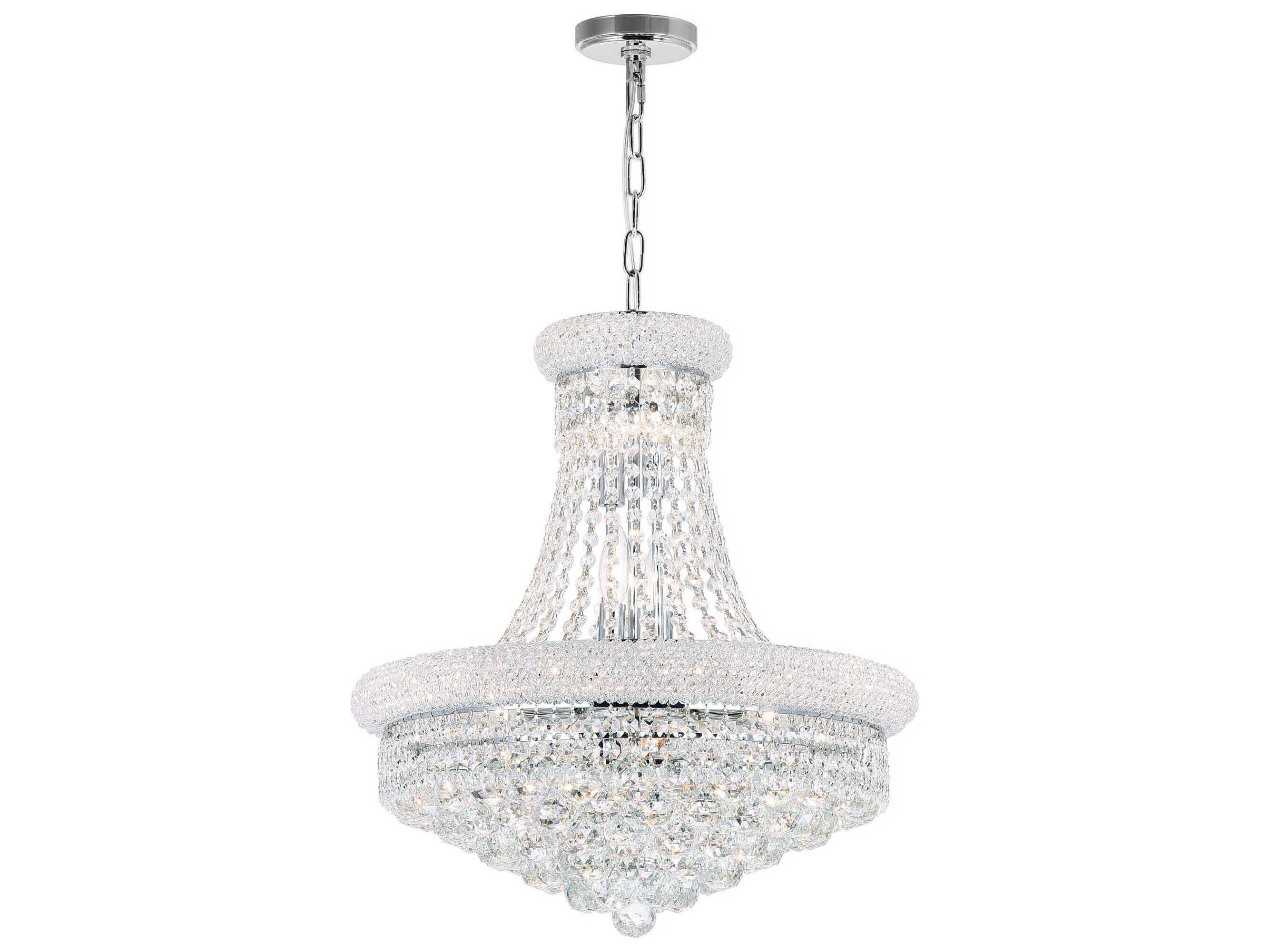 CWI Lighting Empire 14-Light Chrome Traditional Chandelier