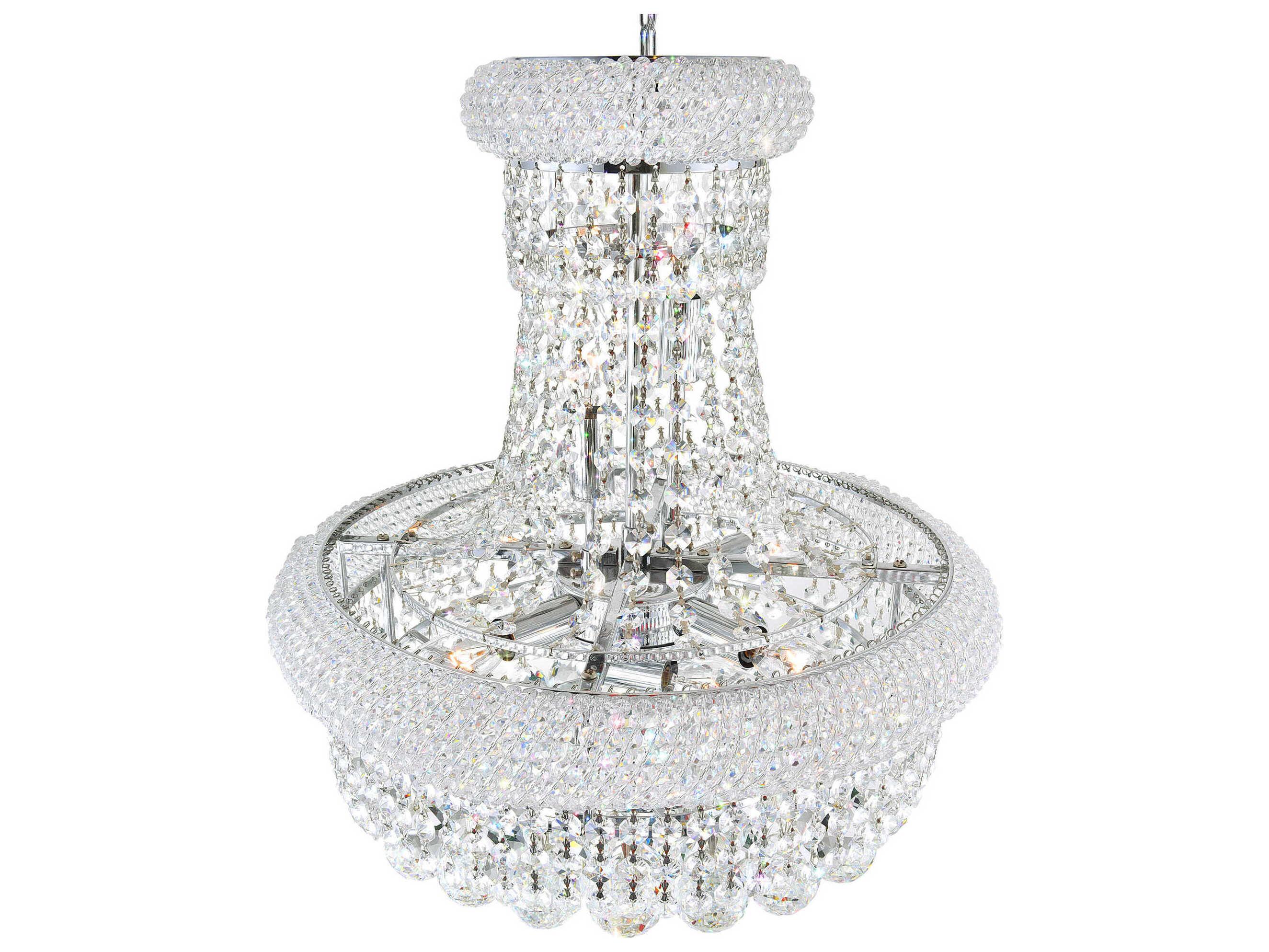 CWI Lighting Empire 14-Light Chrome Traditional Chandelier