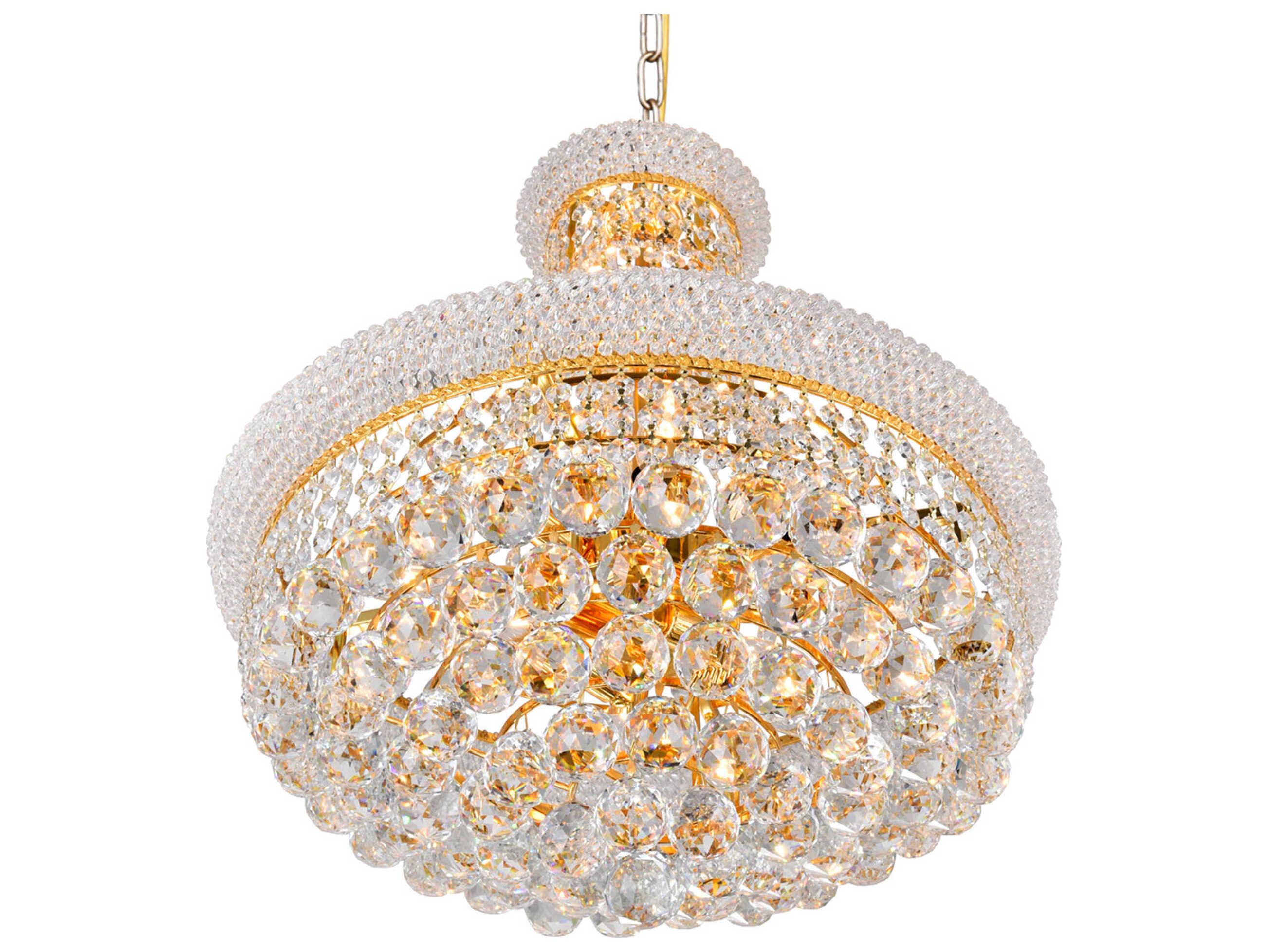 CWI Lighting Empire 14-Light Gold Traditional Chandelier