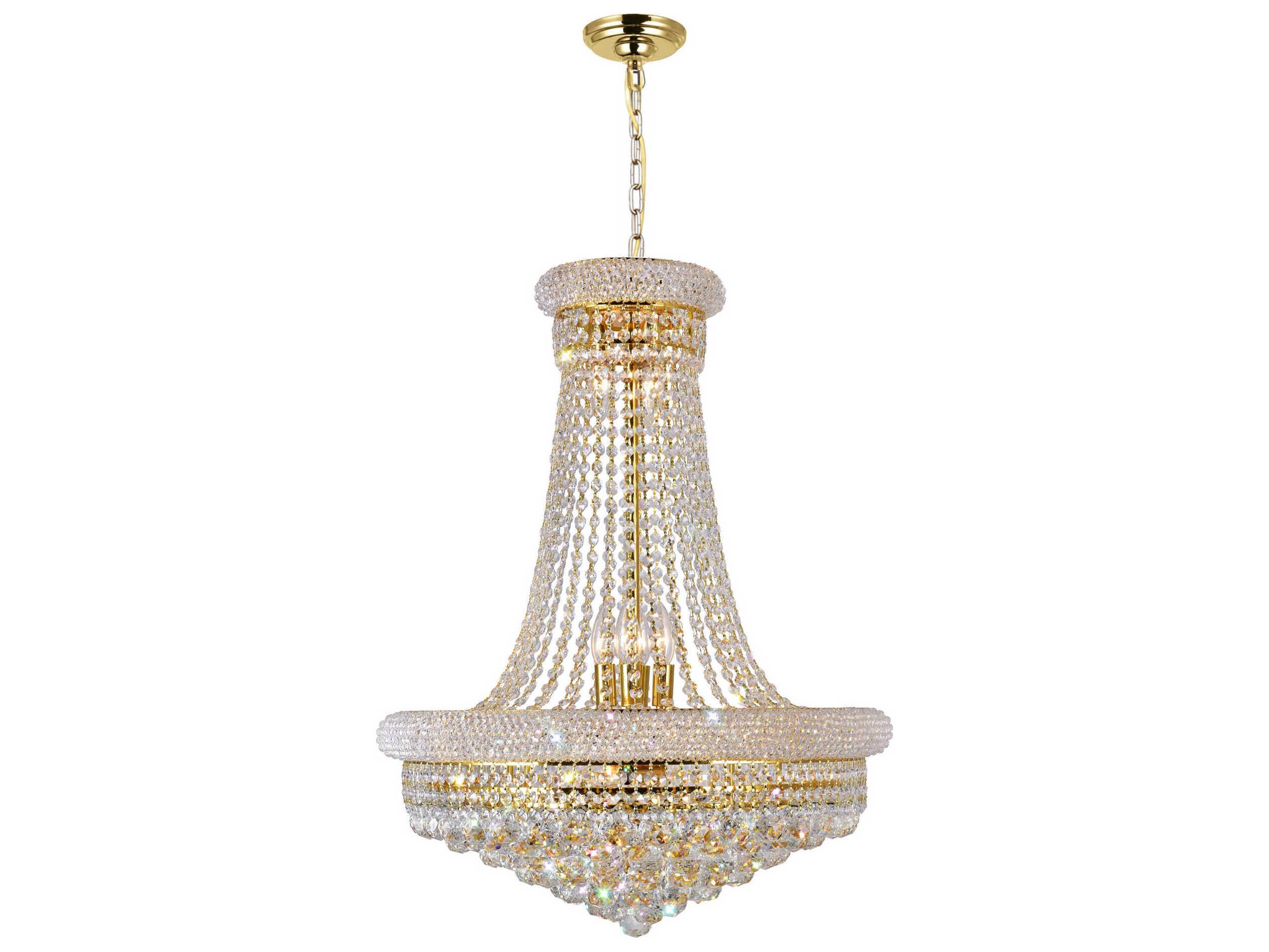 CWI Lighting Empire 17-Light Gold Traditional Chandelier