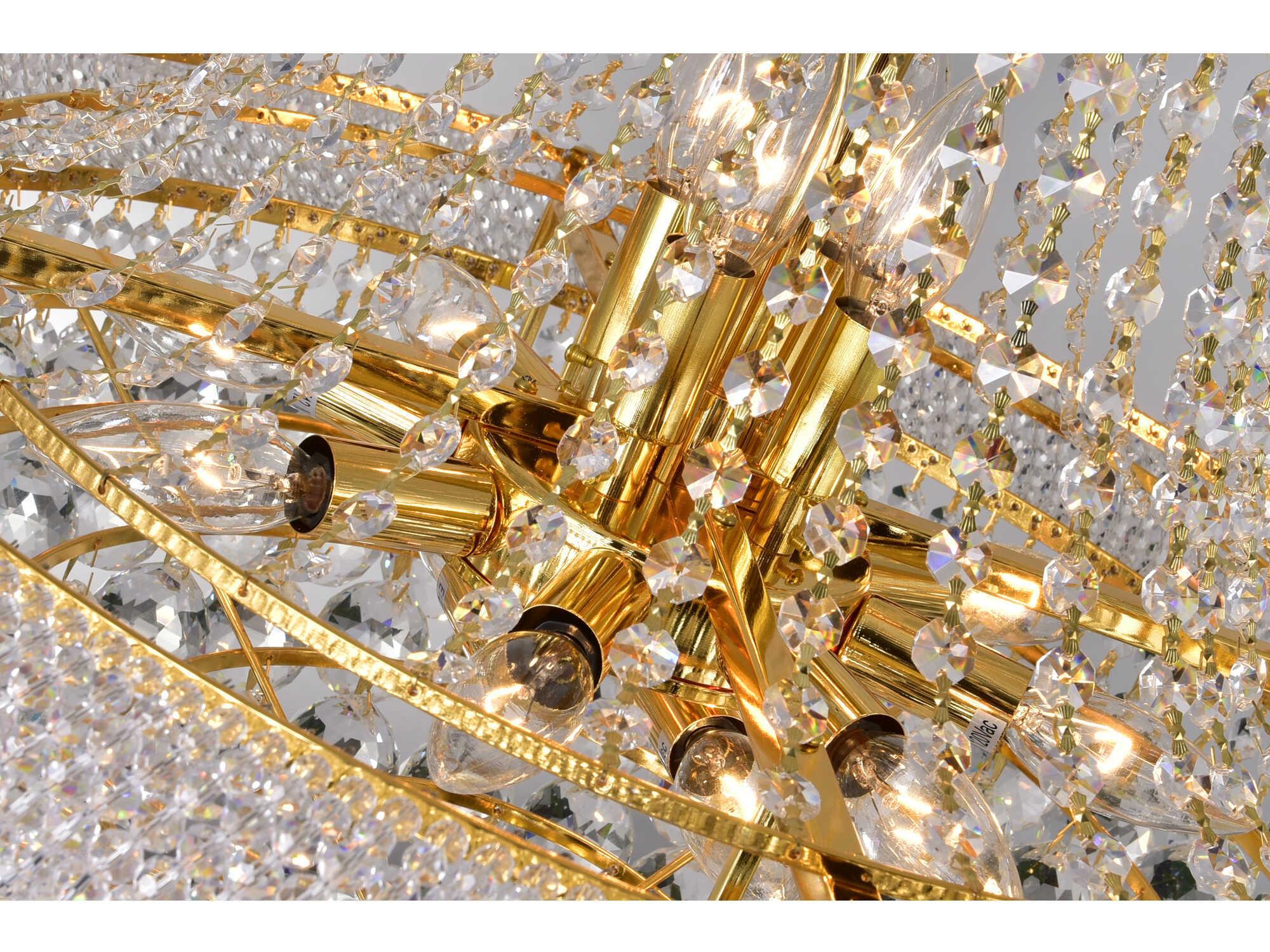 CWI Lighting Empire 17-Light Gold Traditional Chandelier