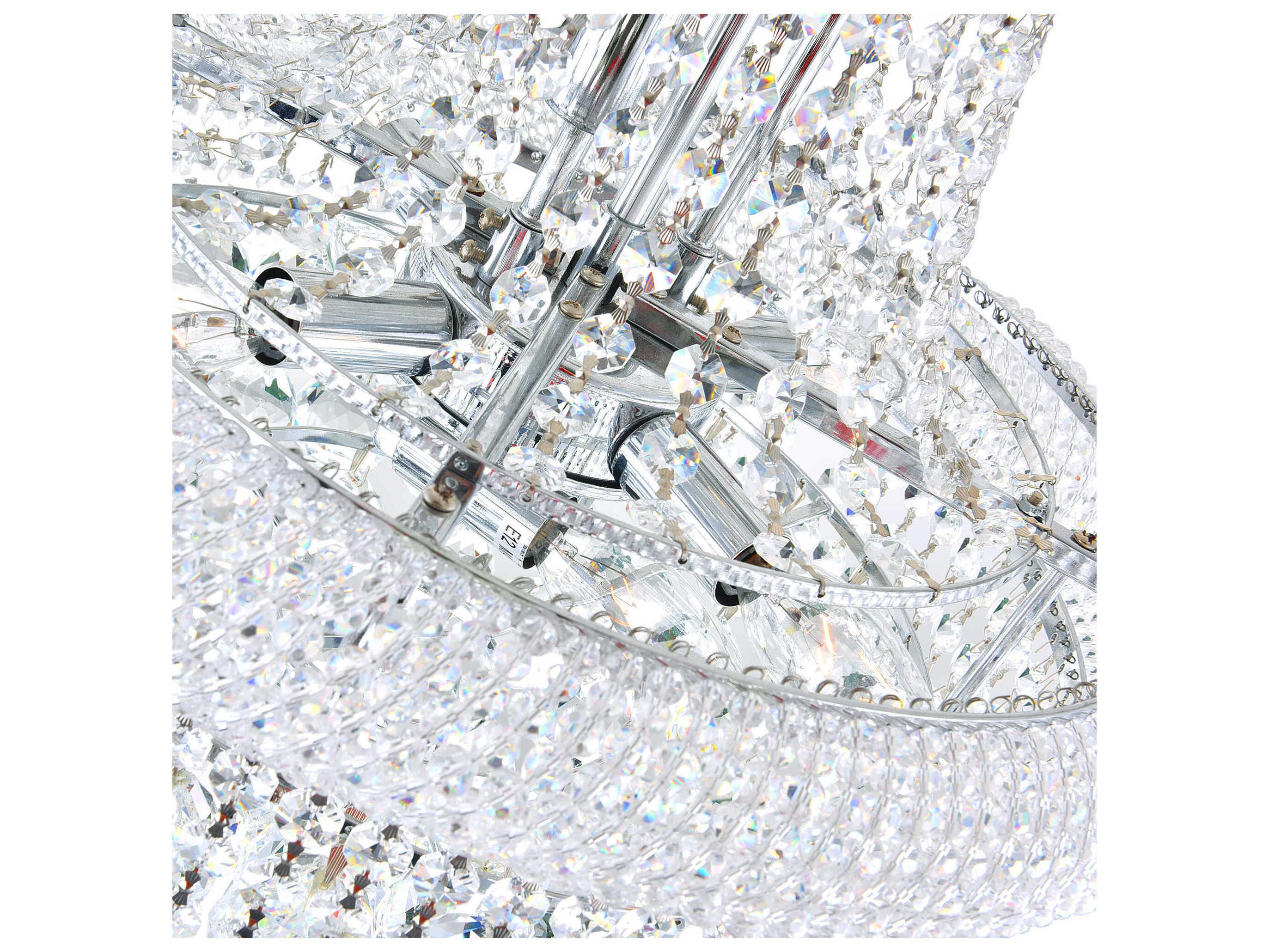 CWI Lighting Empire 18-Light Chrome Traditional Chandelier