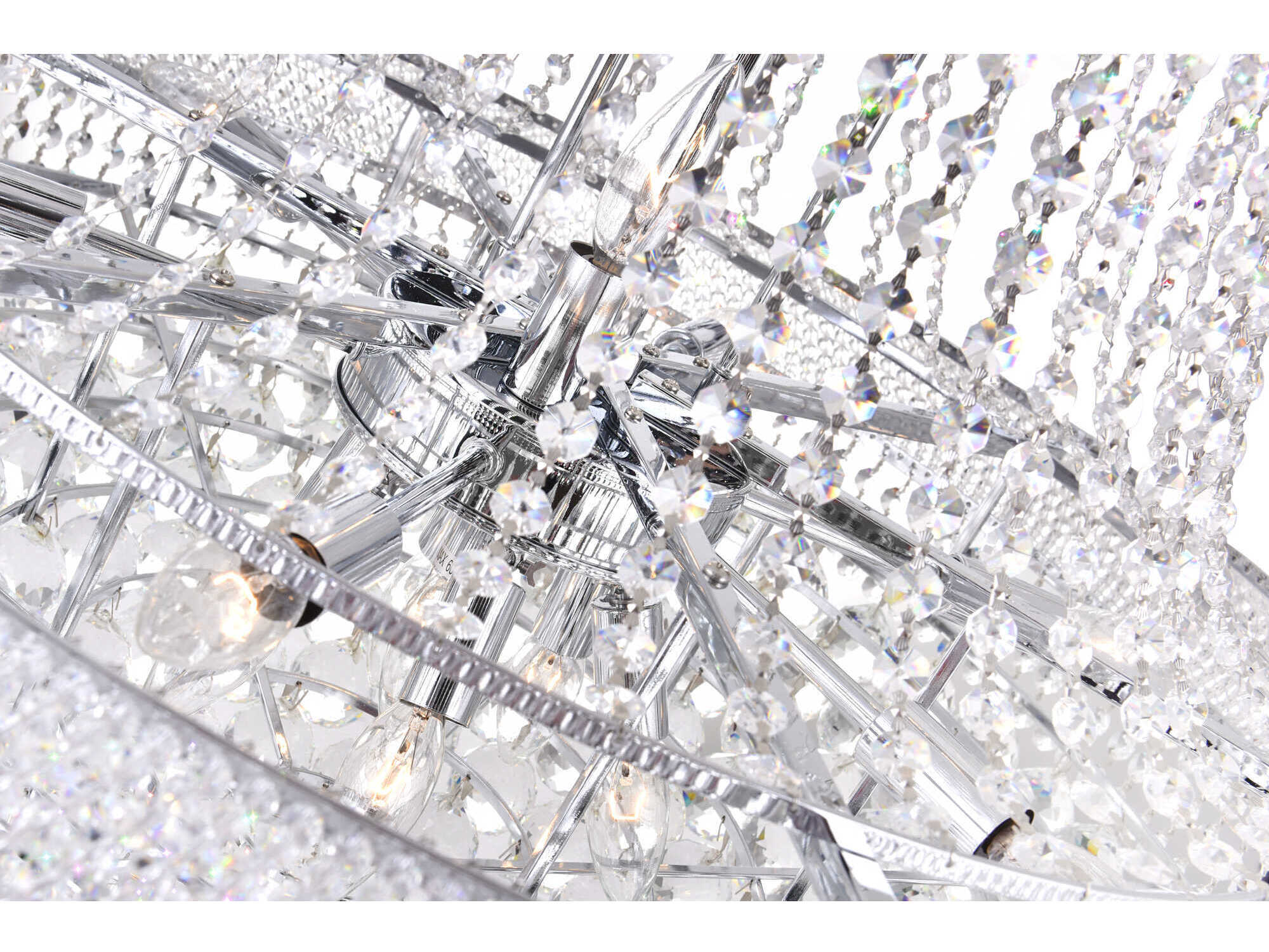 CWI Lighting Empire 19-Light Chrome Traditional Chandelier