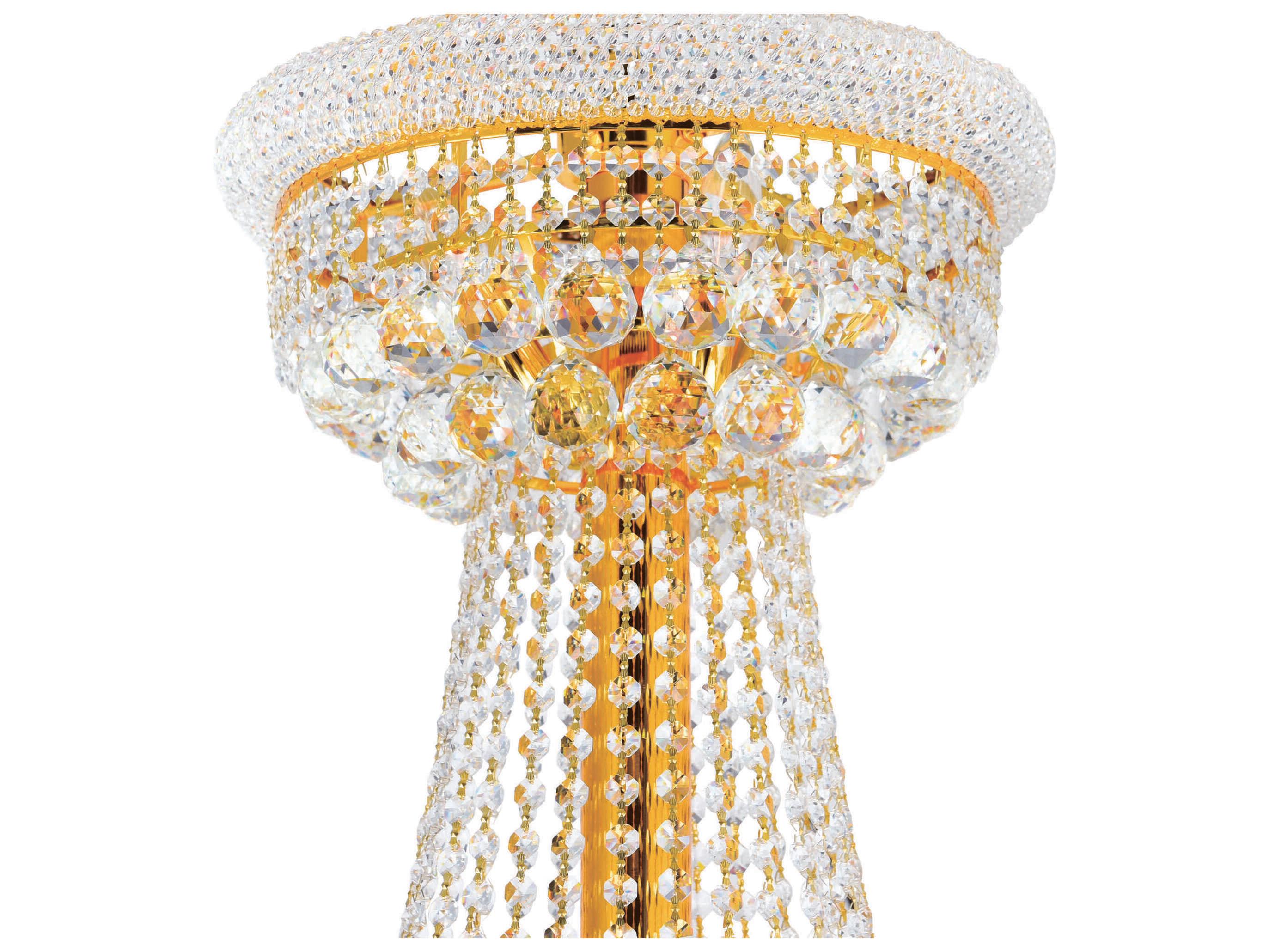 CWI Lighting Empire 34-Light Gold Traditional Chandelier