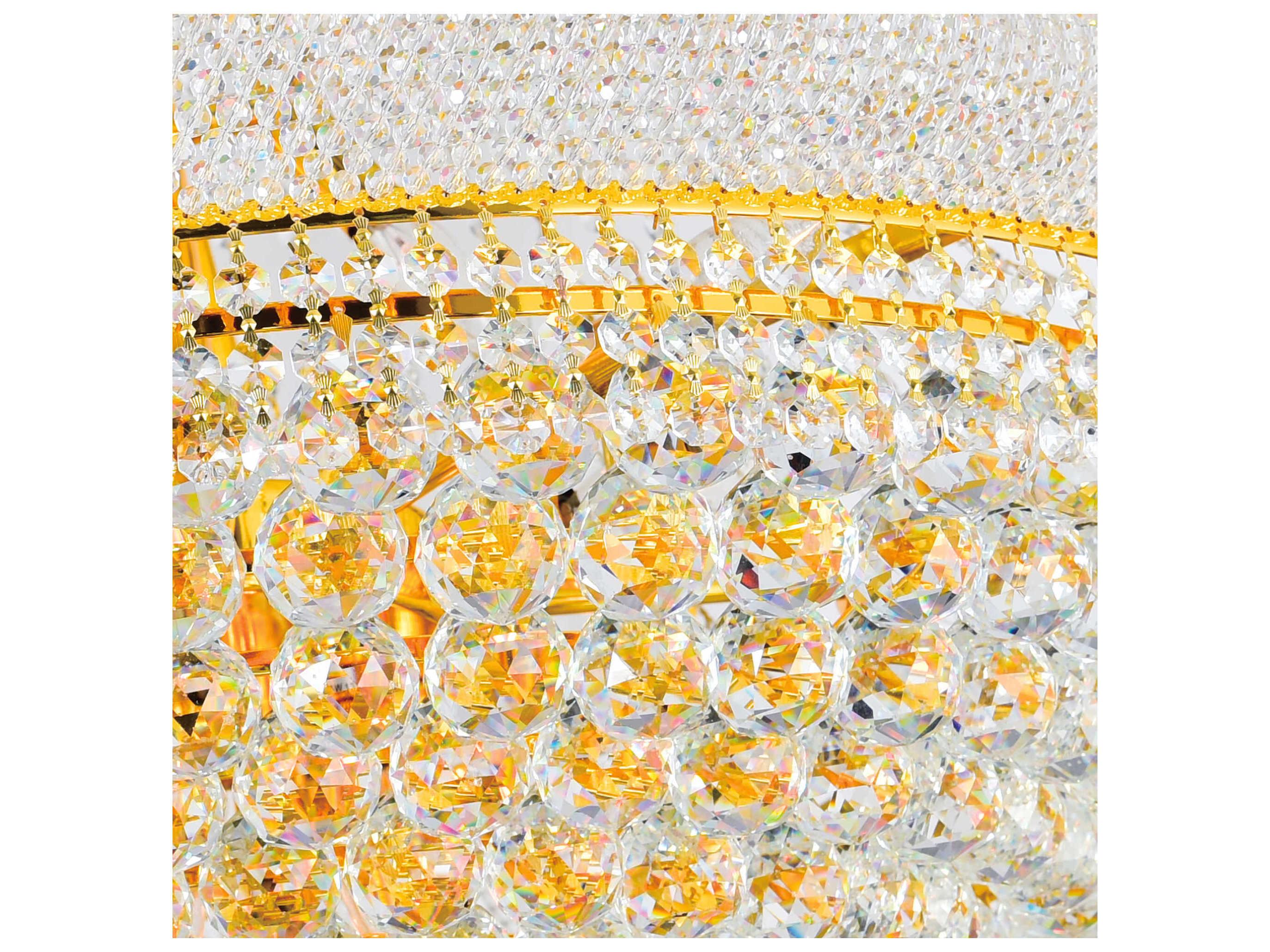CWI Lighting Empire 34-Light Gold Traditional Chandelier